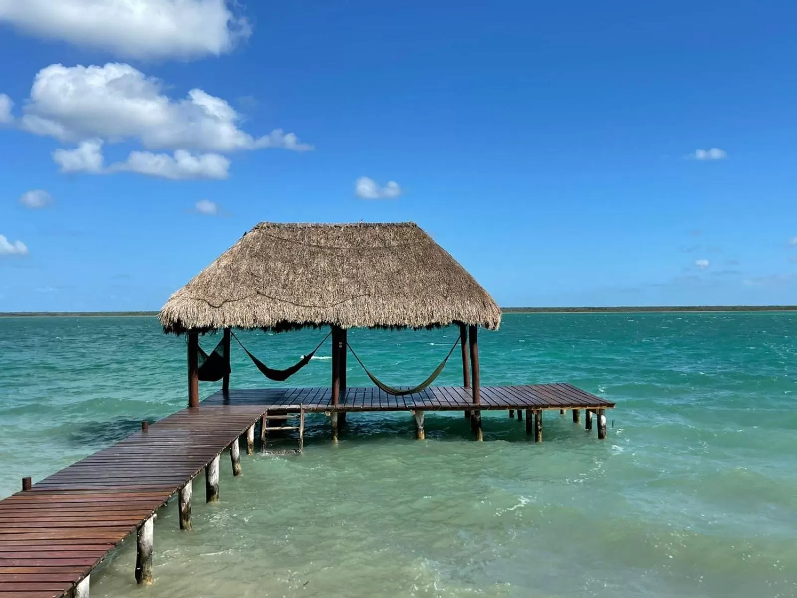 Day in Mikasa Bacalar Hotel Boutique, Lagoon Front