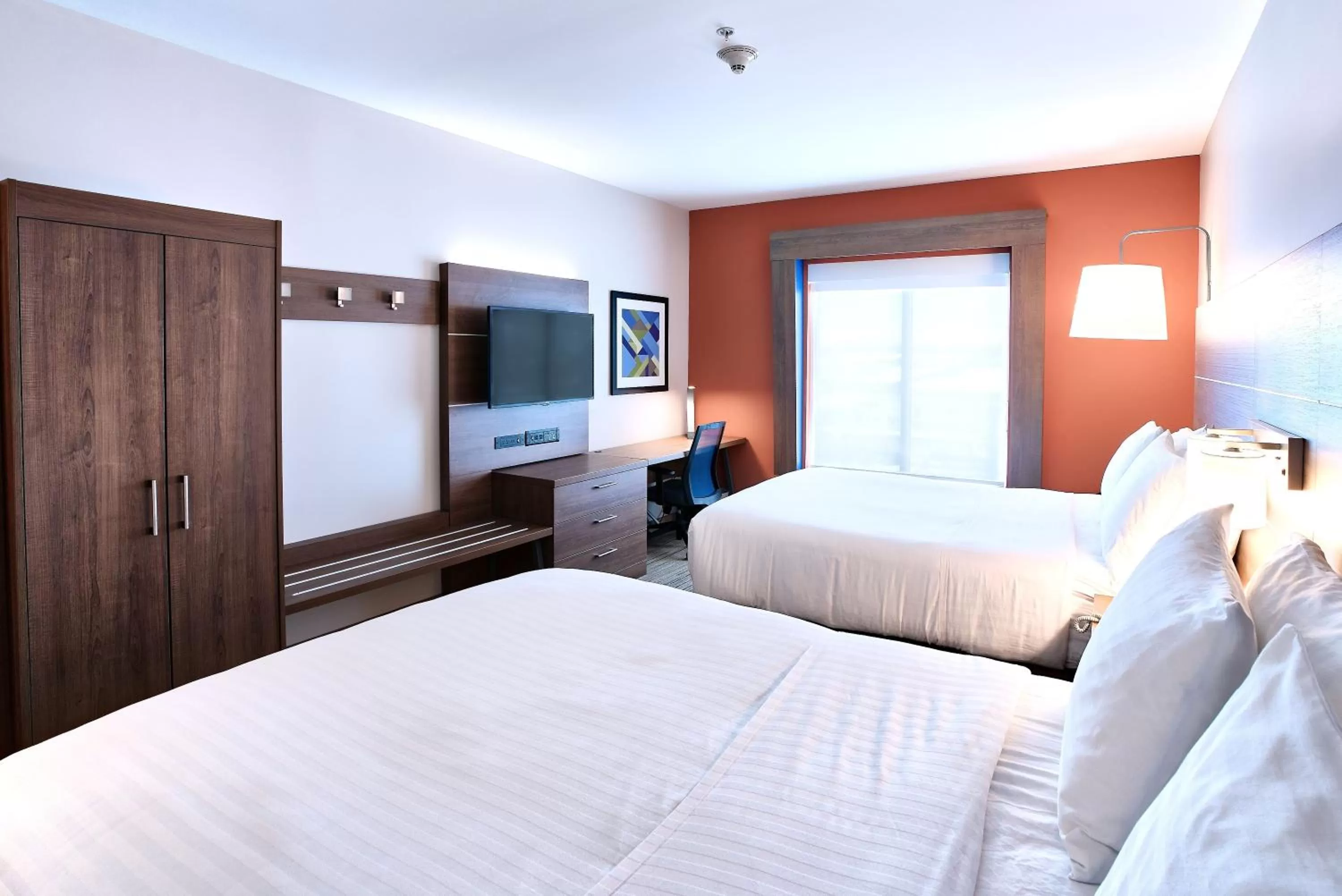 Photo of the whole room, Bed in Holiday Inn Express Hotel & Suites Dieppe Airport by IHG
