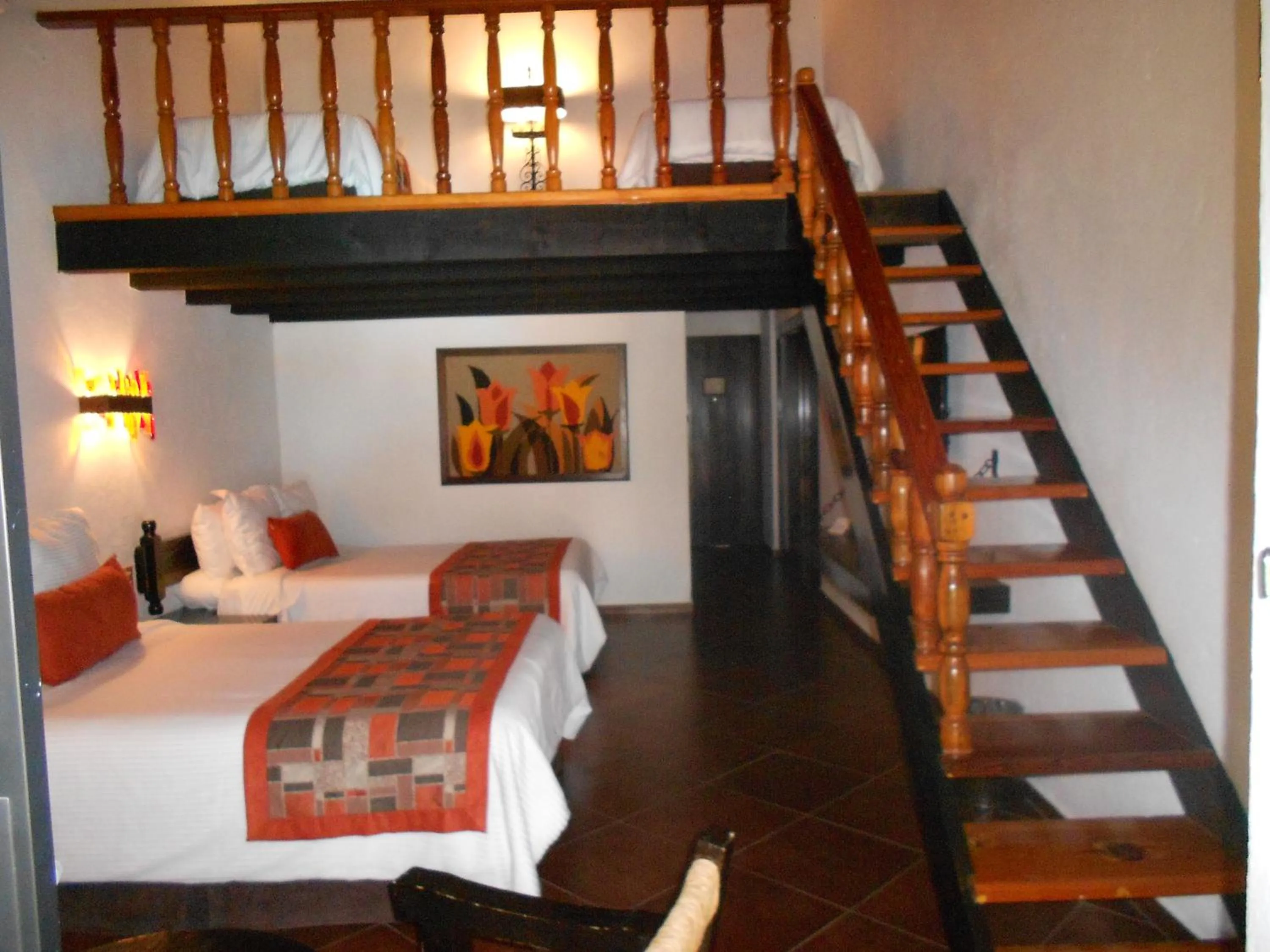 Photo of the whole room, Bed in Hotel Hacienda Taboada (Aguas Termales)