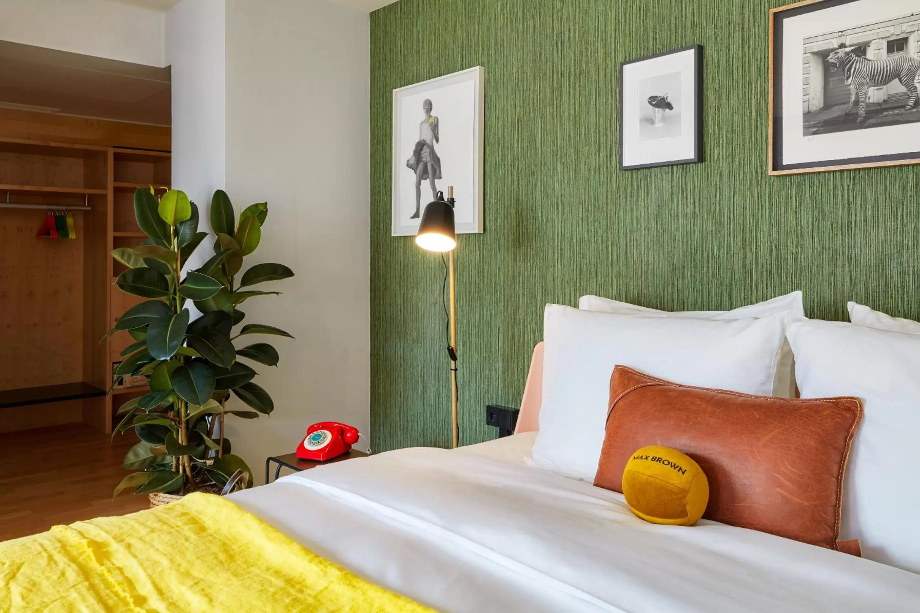 Bed in Max Brown Hotel 7th District, part of Sircle Collection Bed in Max Brown Hotel 7th District, part of Sircle Collection