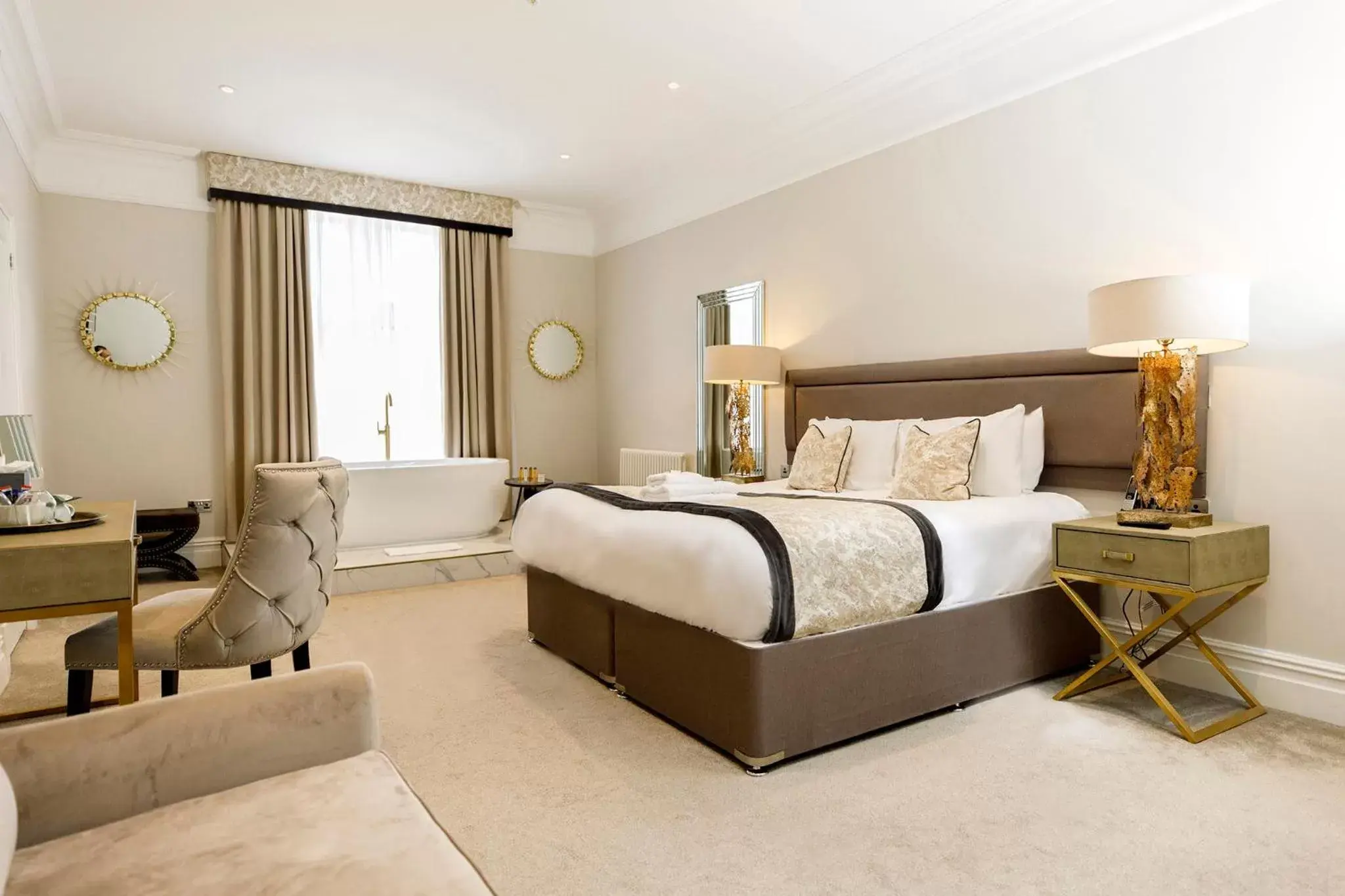 Bedroom in Lanelay Hall Hotel & Spa