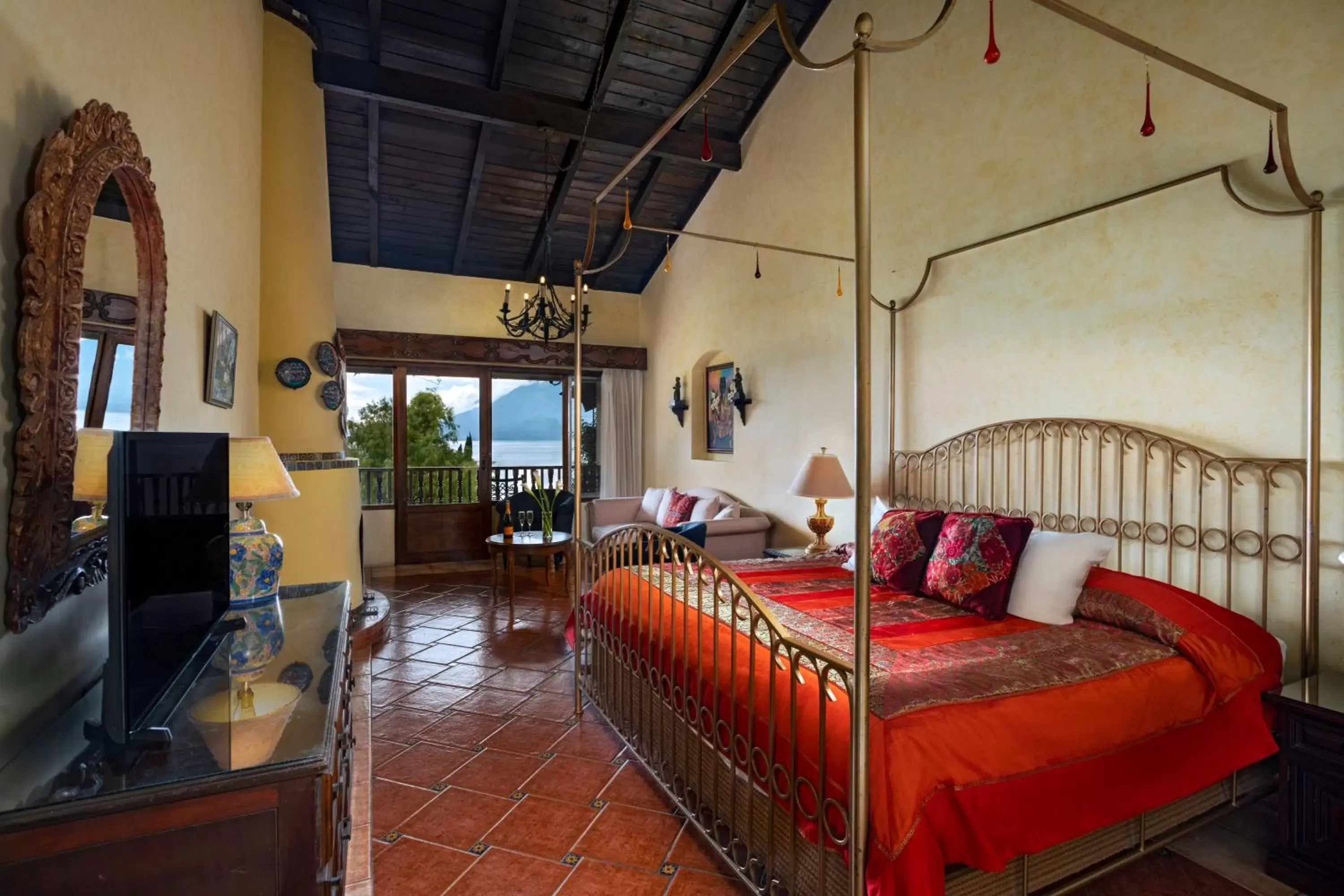 Bedroom, Bed in Hotel Atitlan Bedroom, Bed in Hotel Atitlan