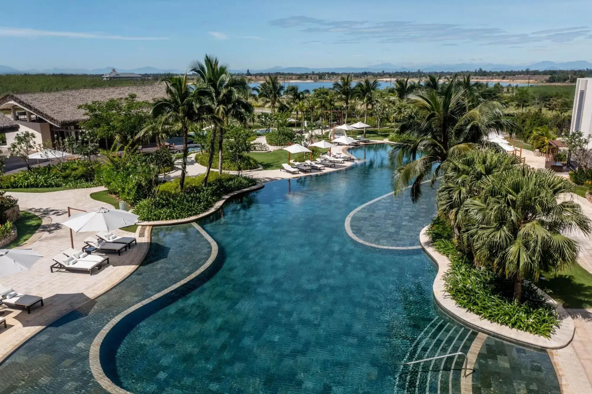 Swimming pool, Pool View in New World Hoiana Hotel