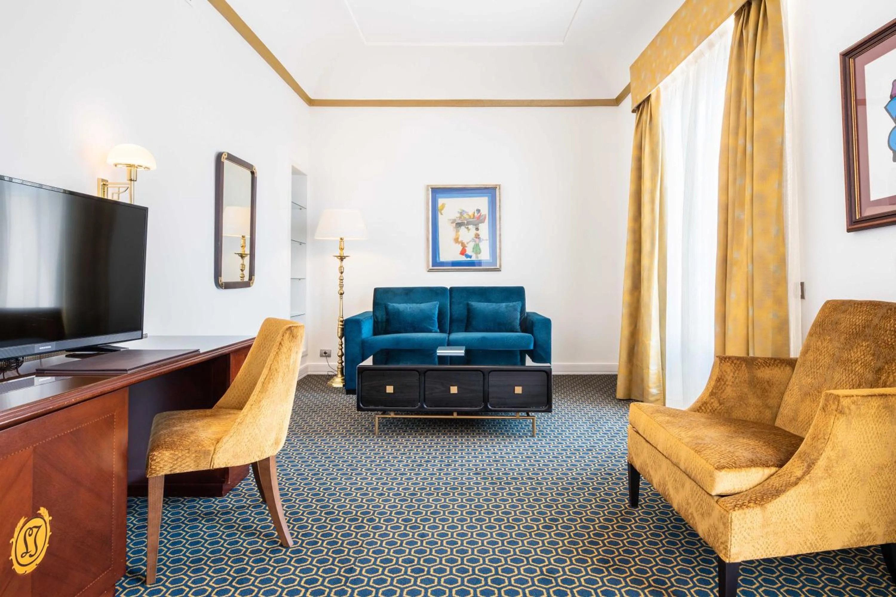 Living room in Eurostars Gran Hotel La Toja