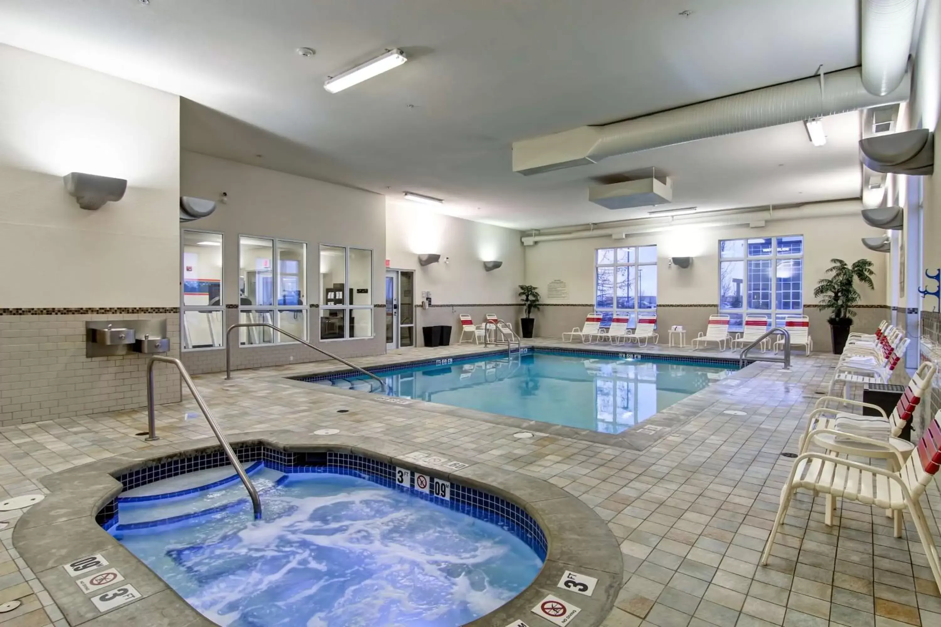 Pool view, Swimming Pool in Hampton Inn & Suites Red Deer