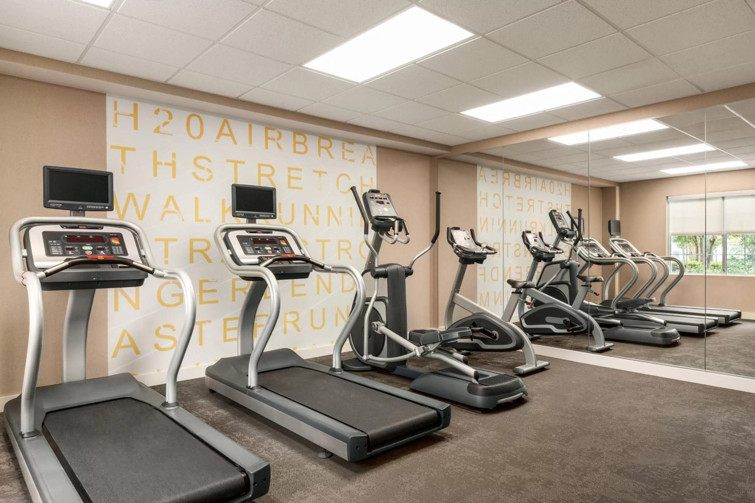 Fitness centre/facilities in Residence Inn Houston Northwest / Willowbrook