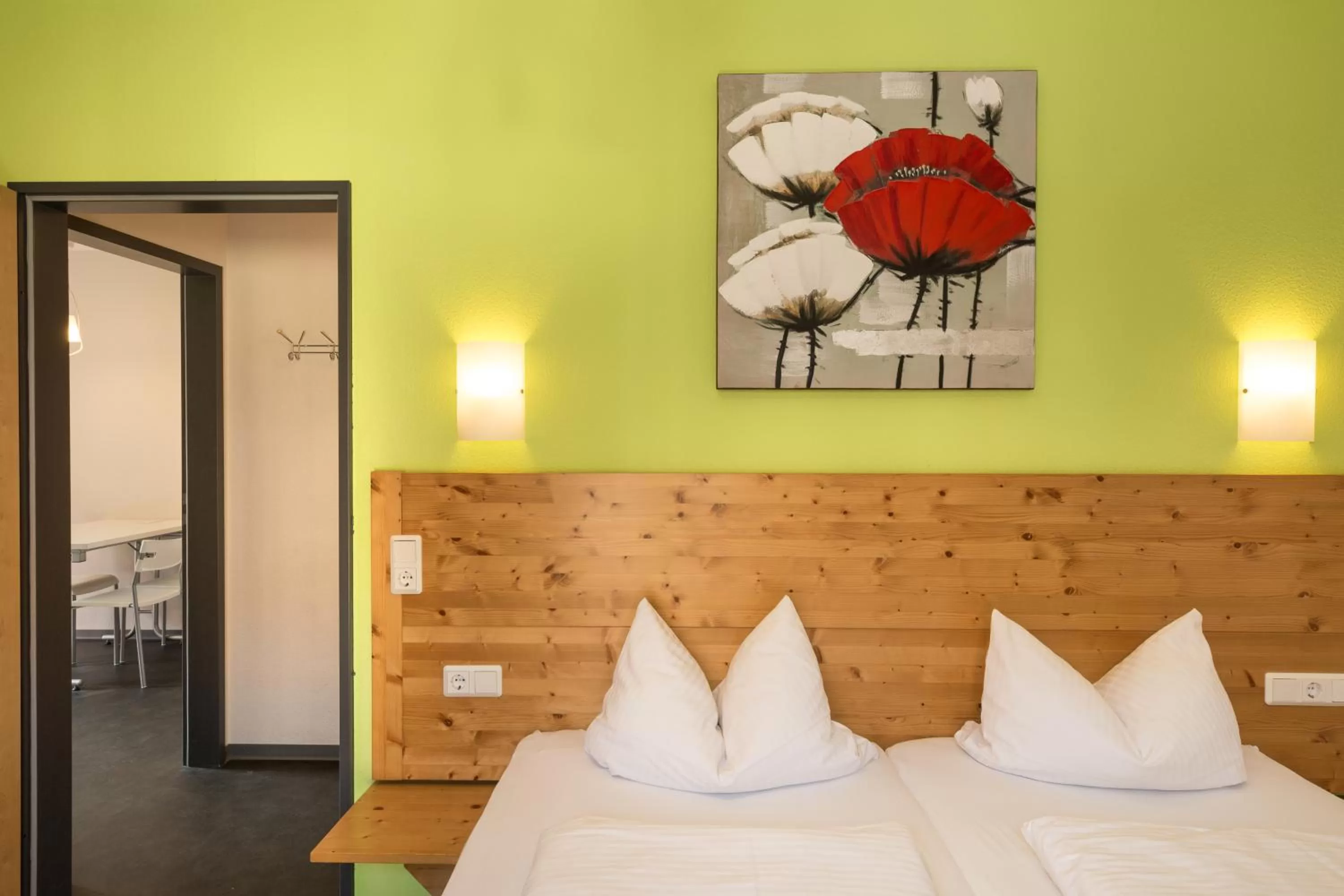 Bed in Hotel Demling