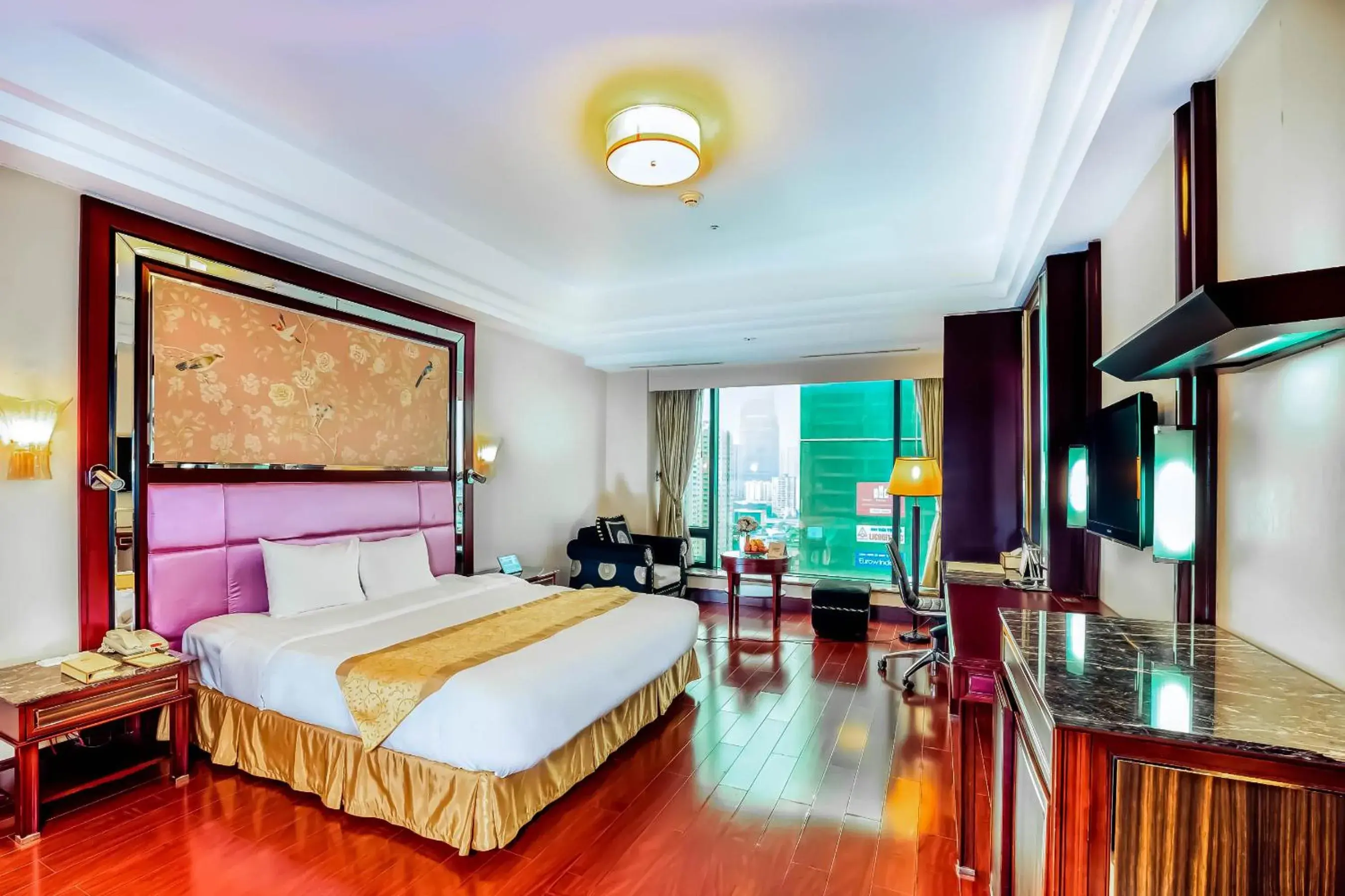 Bed in Grand Plaza Hanoi Hotel