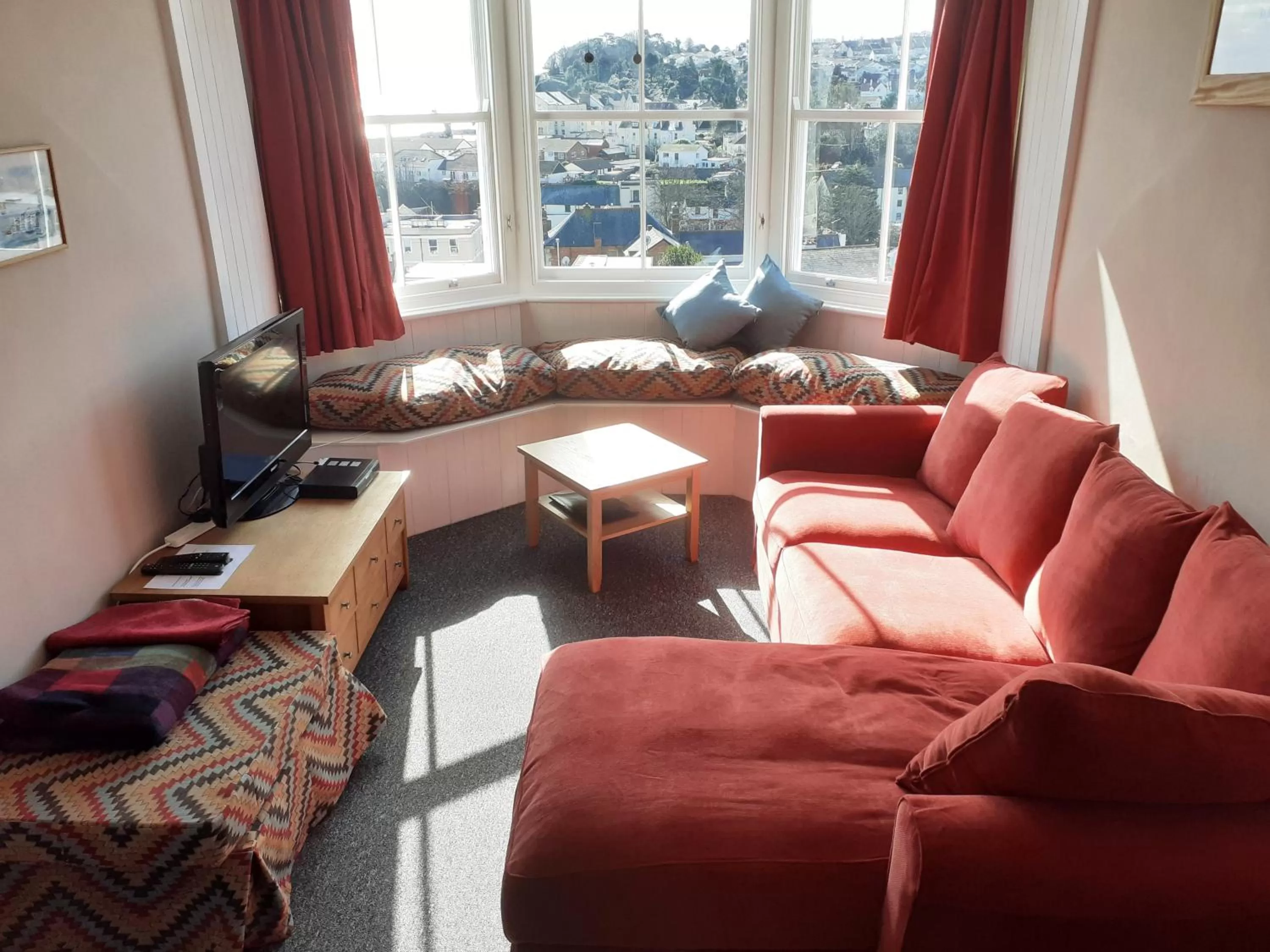 Living room in Lammas Park House