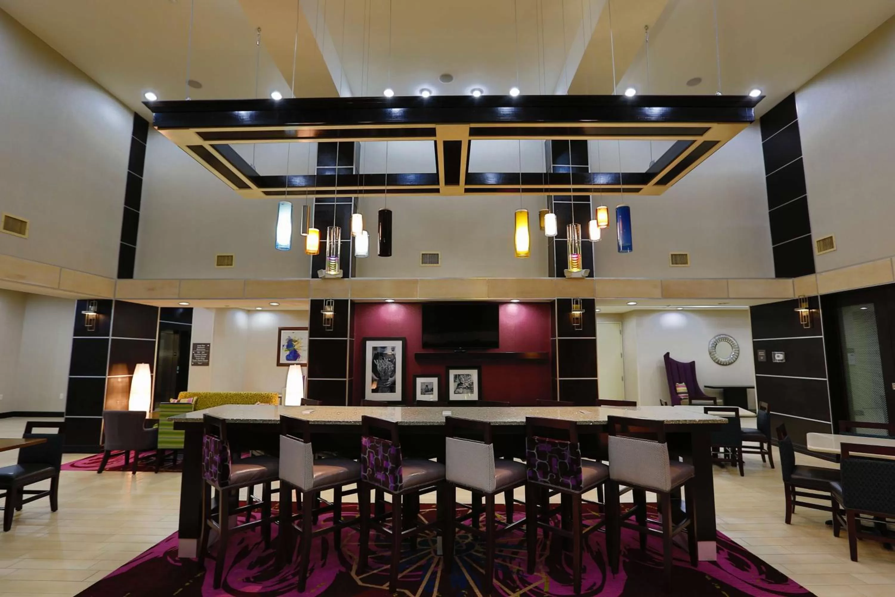 Lobby or reception in Hampton Inn and Suites Missouri City