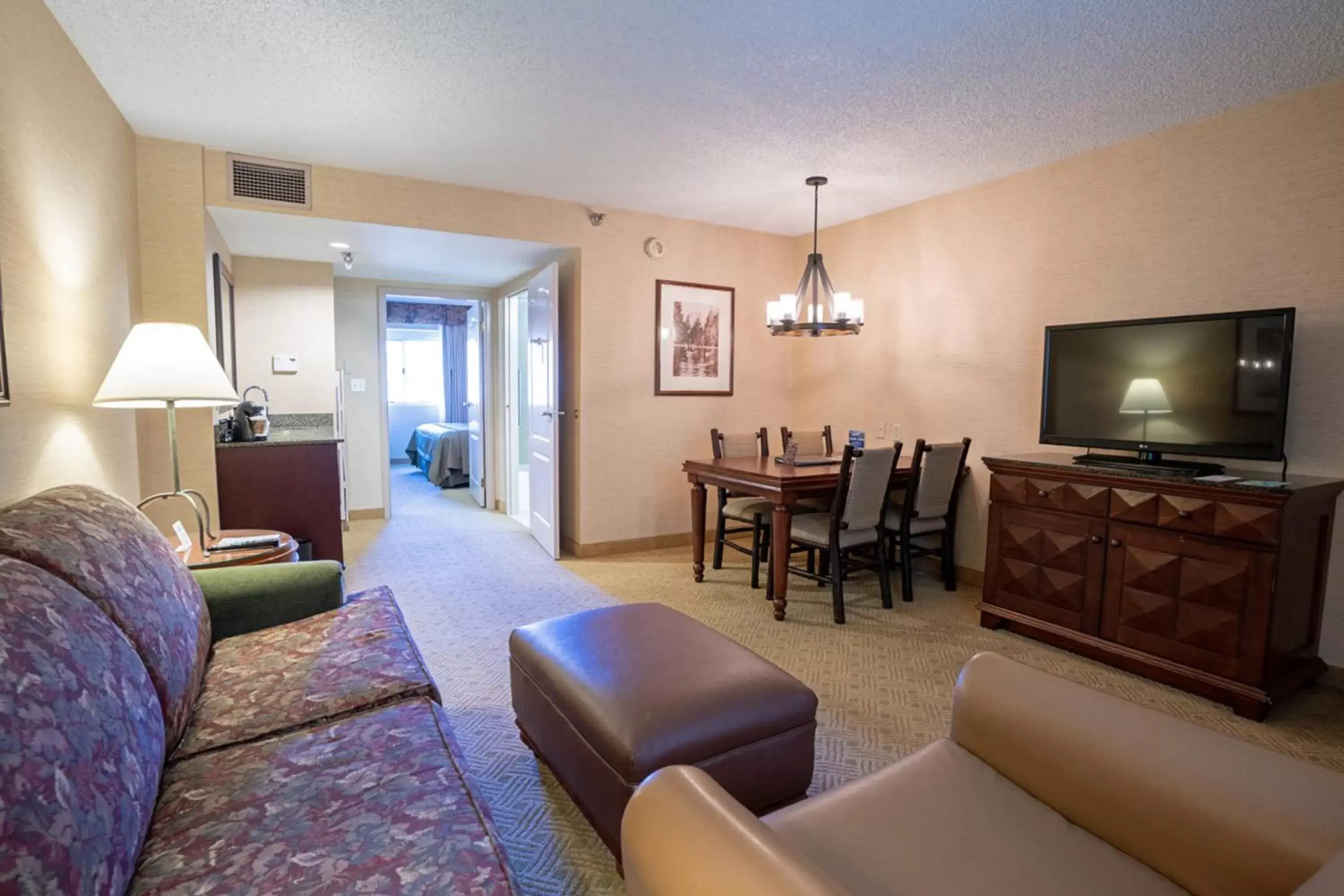 Seating Area in Lake Tahoe Resort Hotel