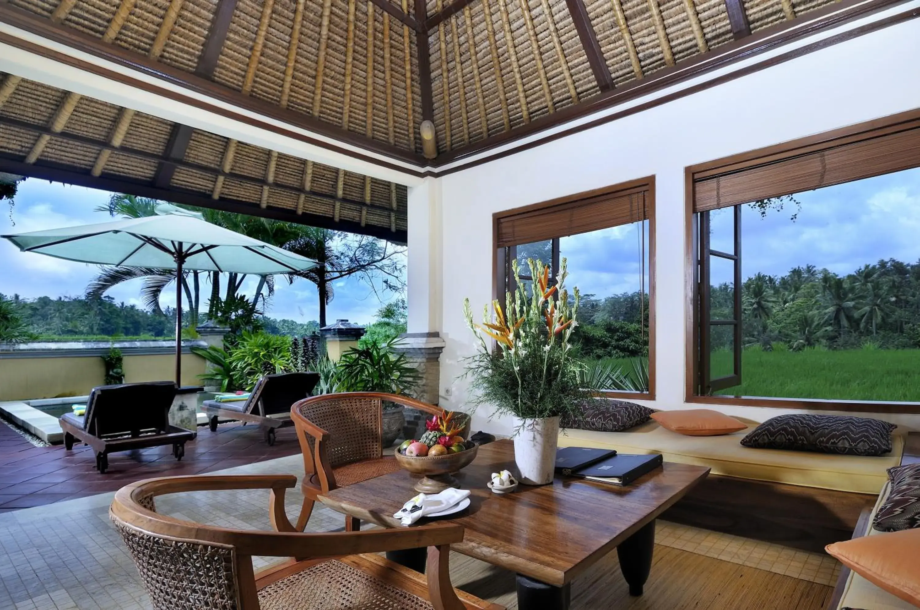 Living room in Villa Semana