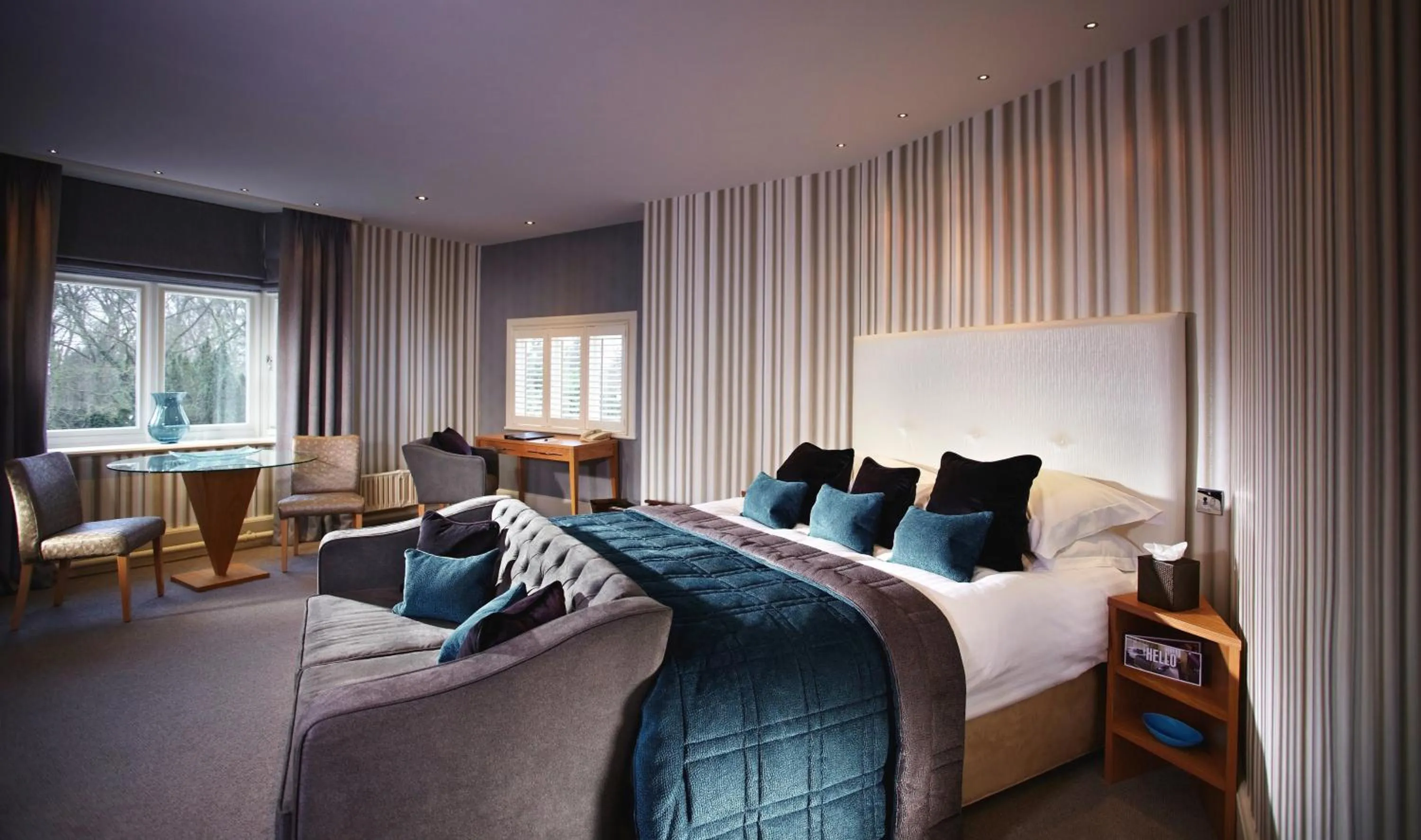 Bedroom, Bed in Rowhill Grange Hotel & Utopia Spa
