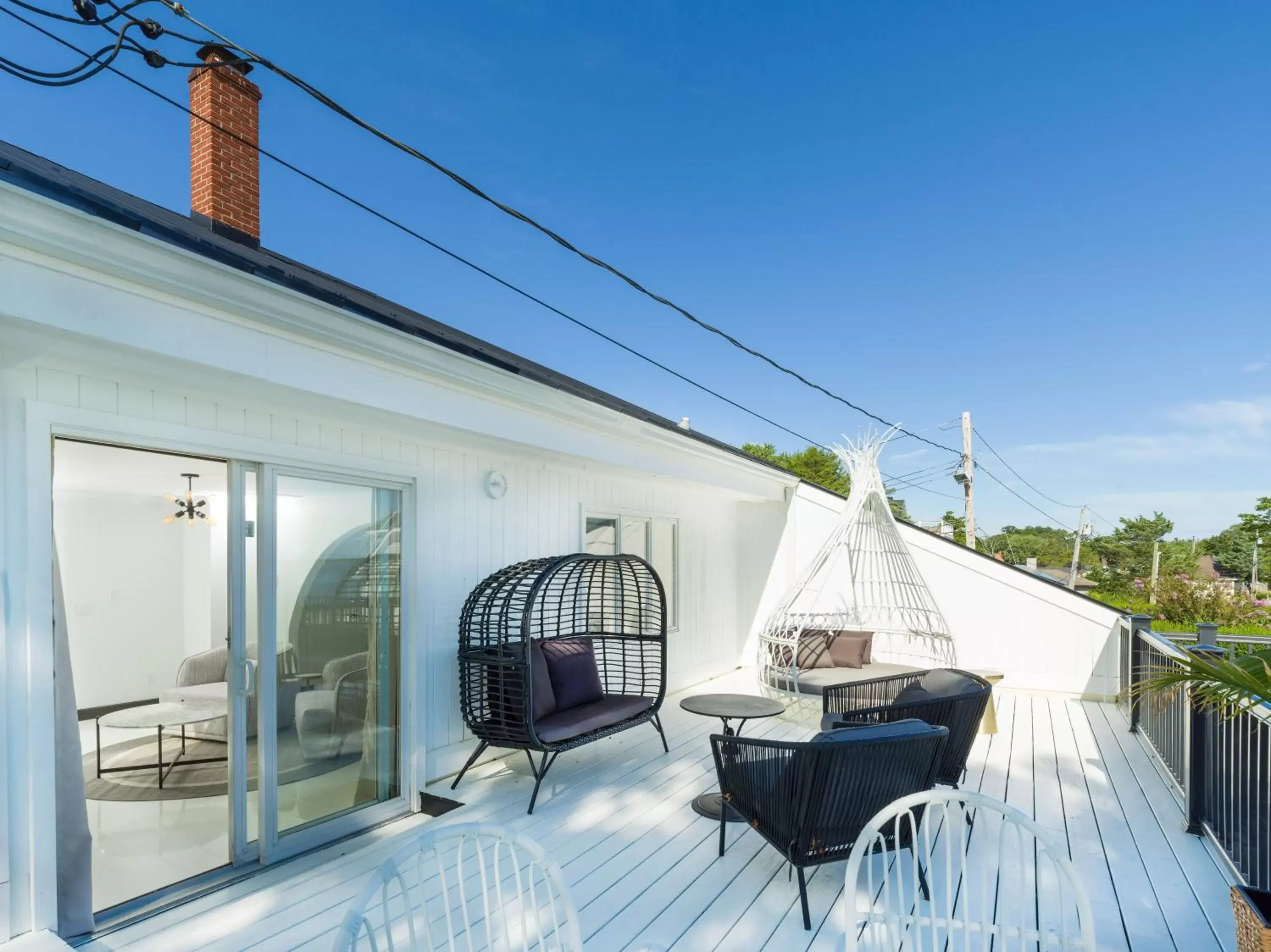 Balcony/Terrace in Aqua by American Beech - Adults Only