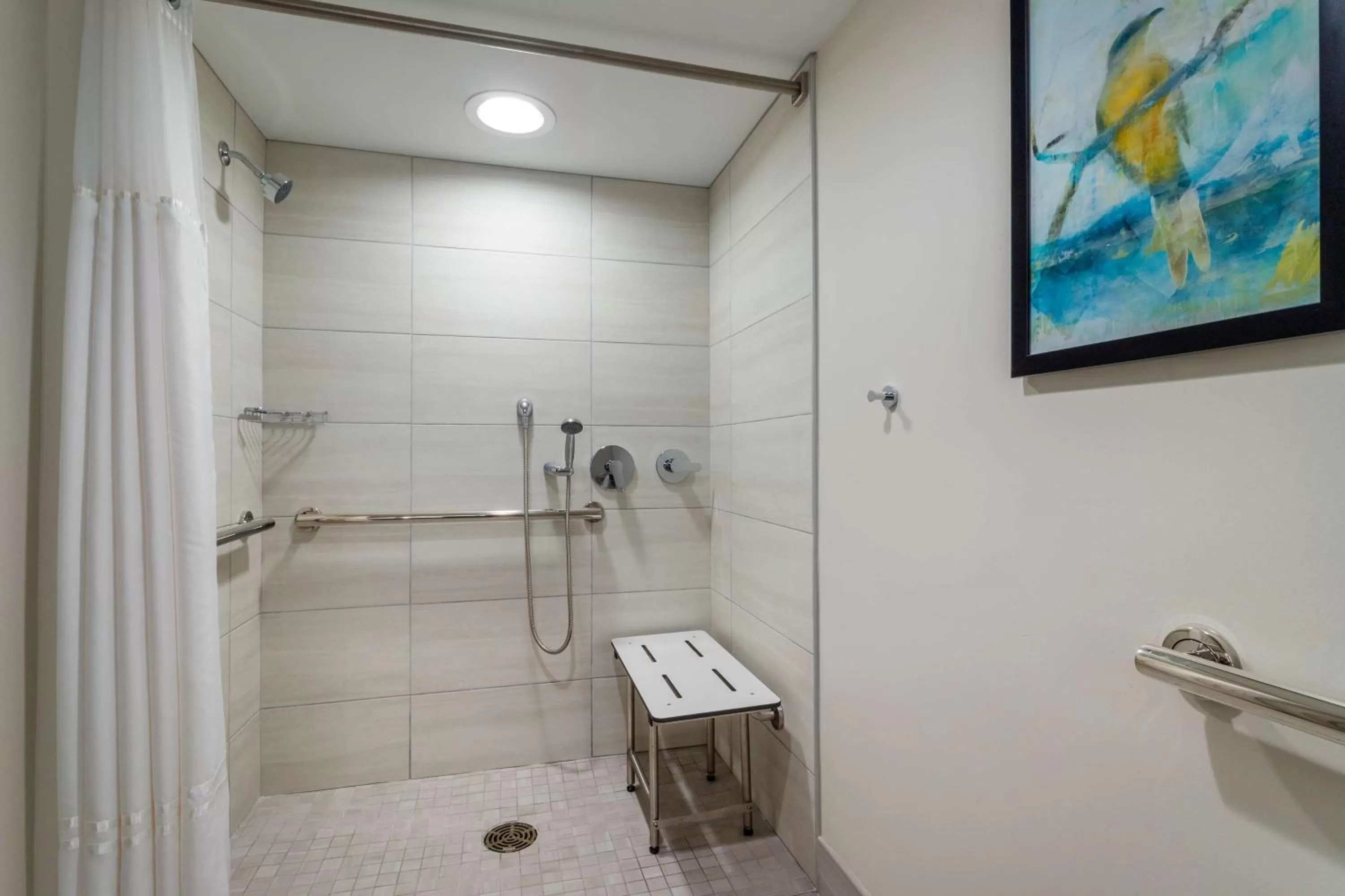 Bathroom in Embassy Suites by Hilton Tampa USF Near Busch Gardens