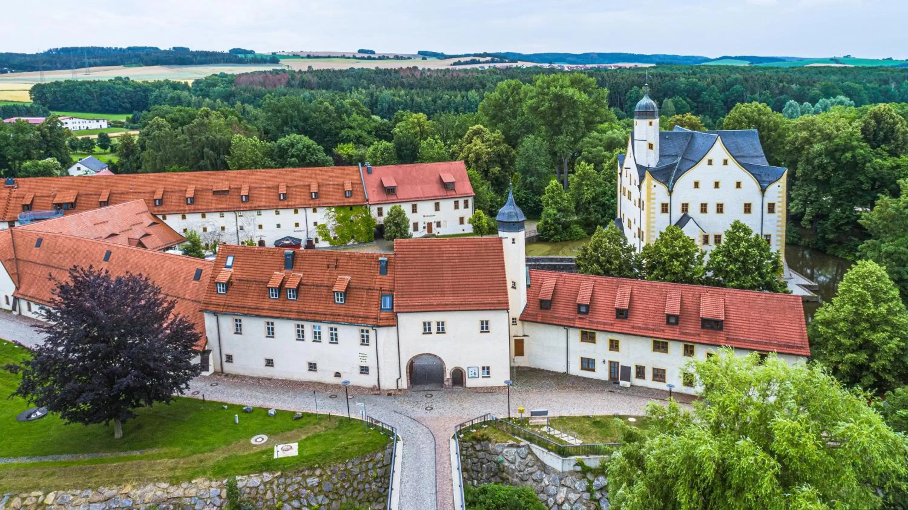 Area and facilities, Bird's-eye View in Schlosshotel Klaffenbach