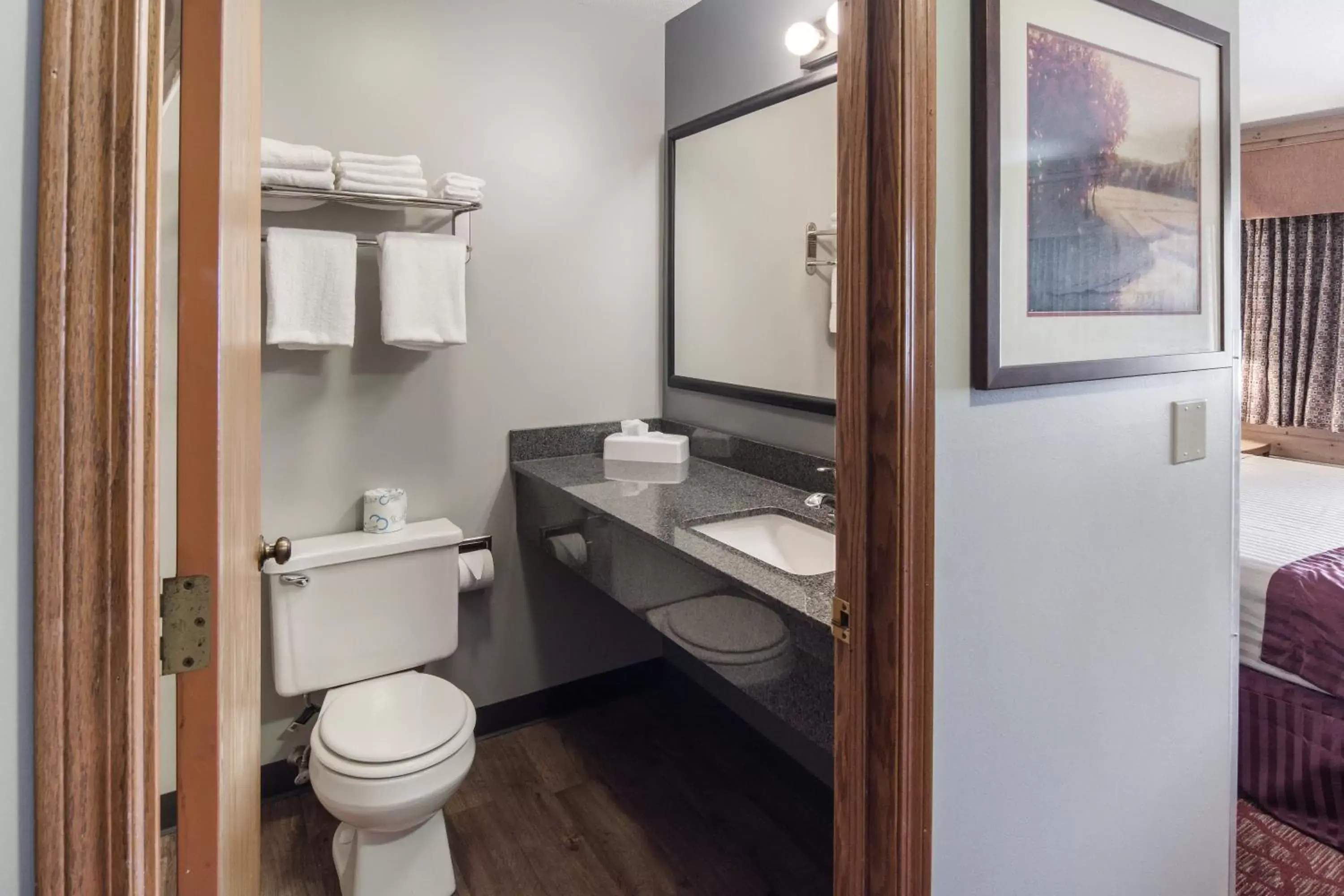 Toilet, Bathroom in Boarders Inn & Suites by Cobblestone Hotels - Superior/Duluth