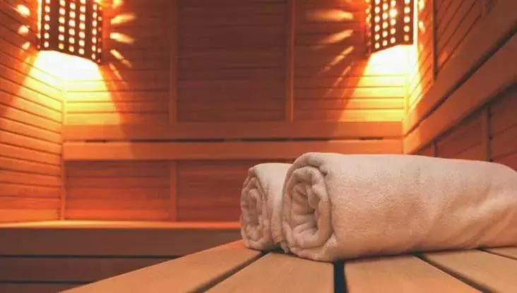 Sauna in Byron Palms Guesthouse & Spa - Adults Only