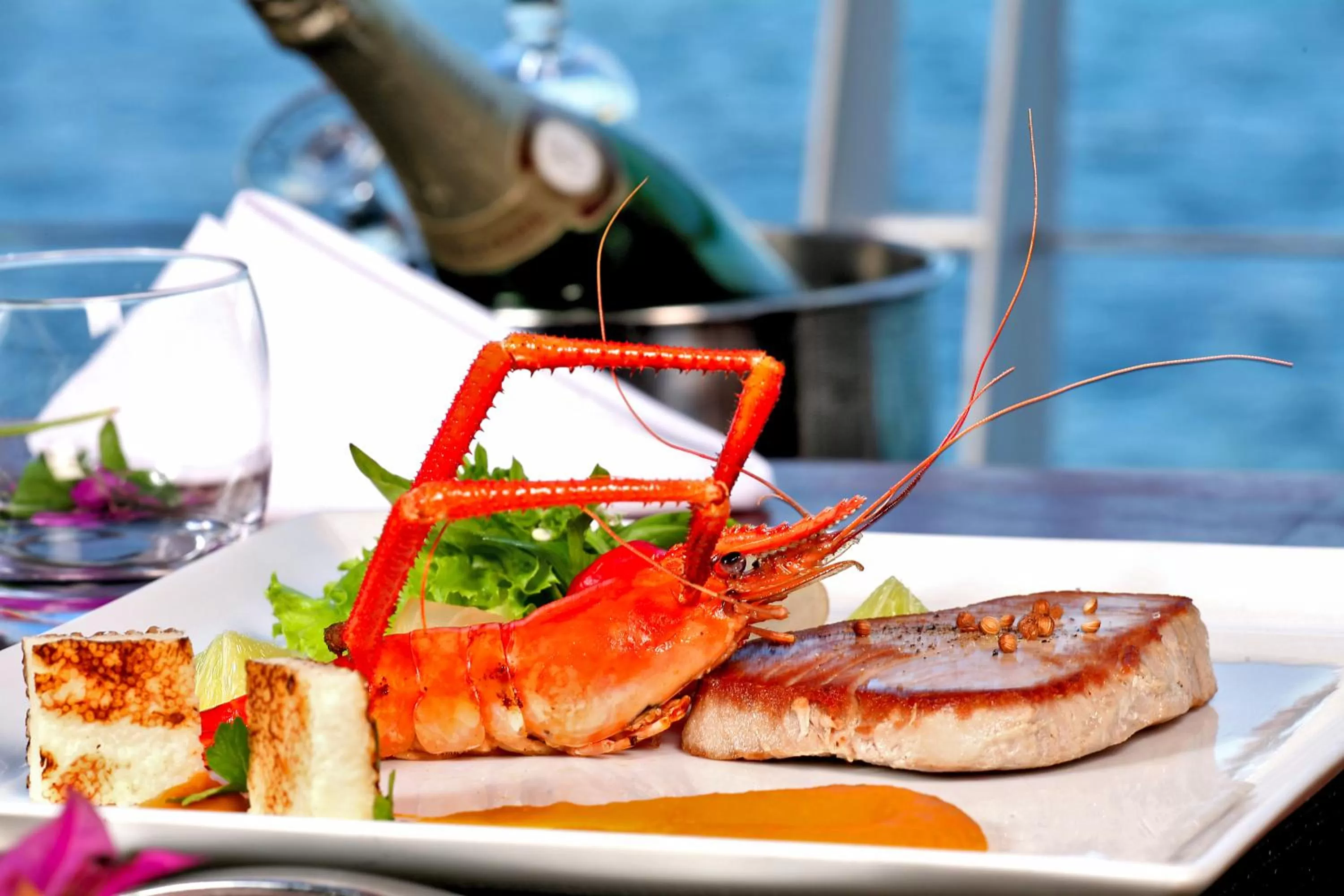 Food close-up in Mahogany Hotel Residence & Spa