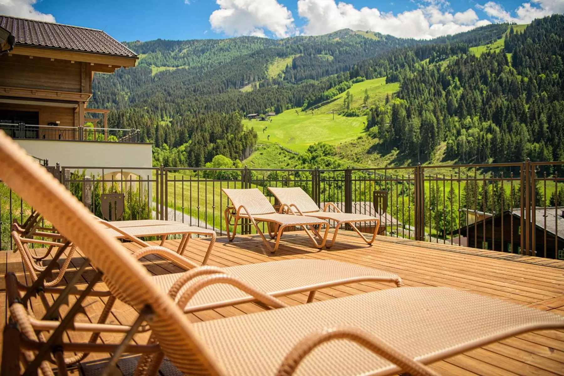 Natural landscape in Berghotel Hauserbauer