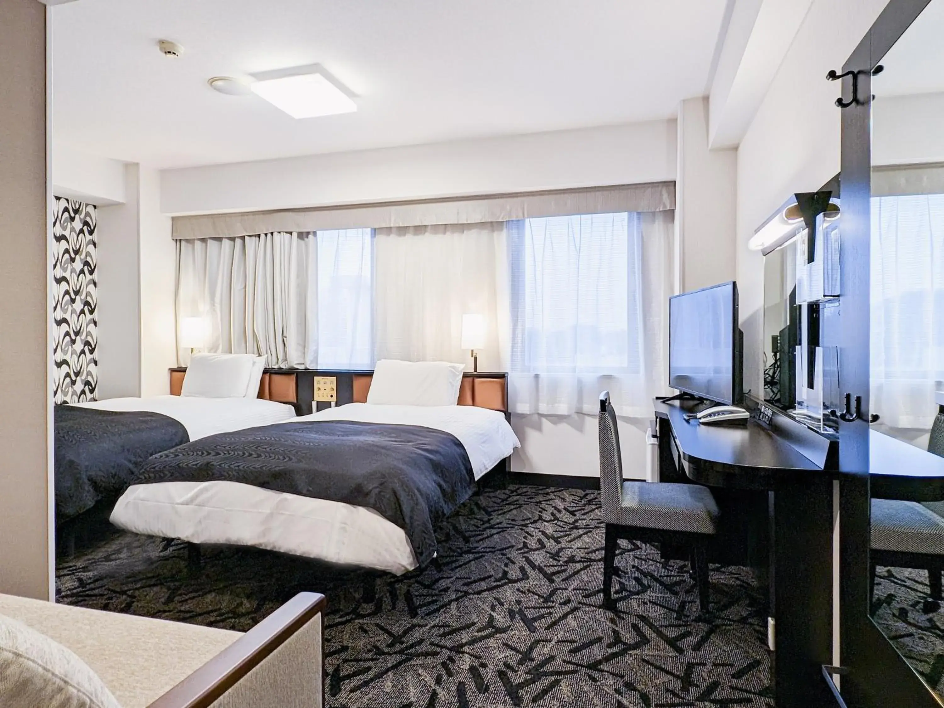 Photo of the whole room, Bed in Apa Hotel Akita-Senshukoen