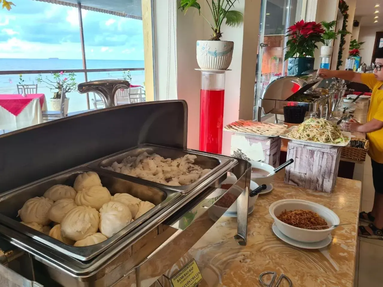 Breakfast in Hai Duong Intourco Resort