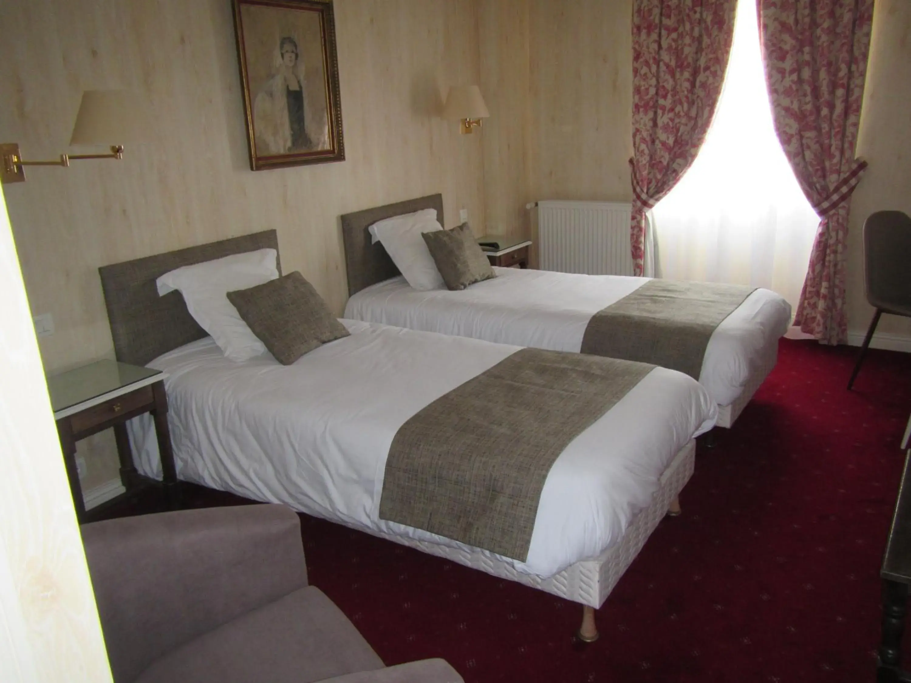 Bed in Hôtel Le D'Avaugour