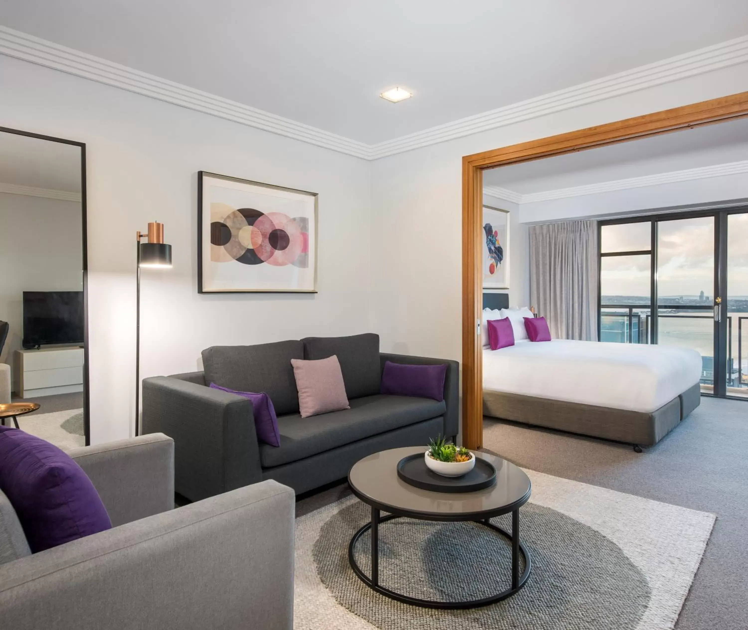 Living room in Avani Metropolis Auckland Residences