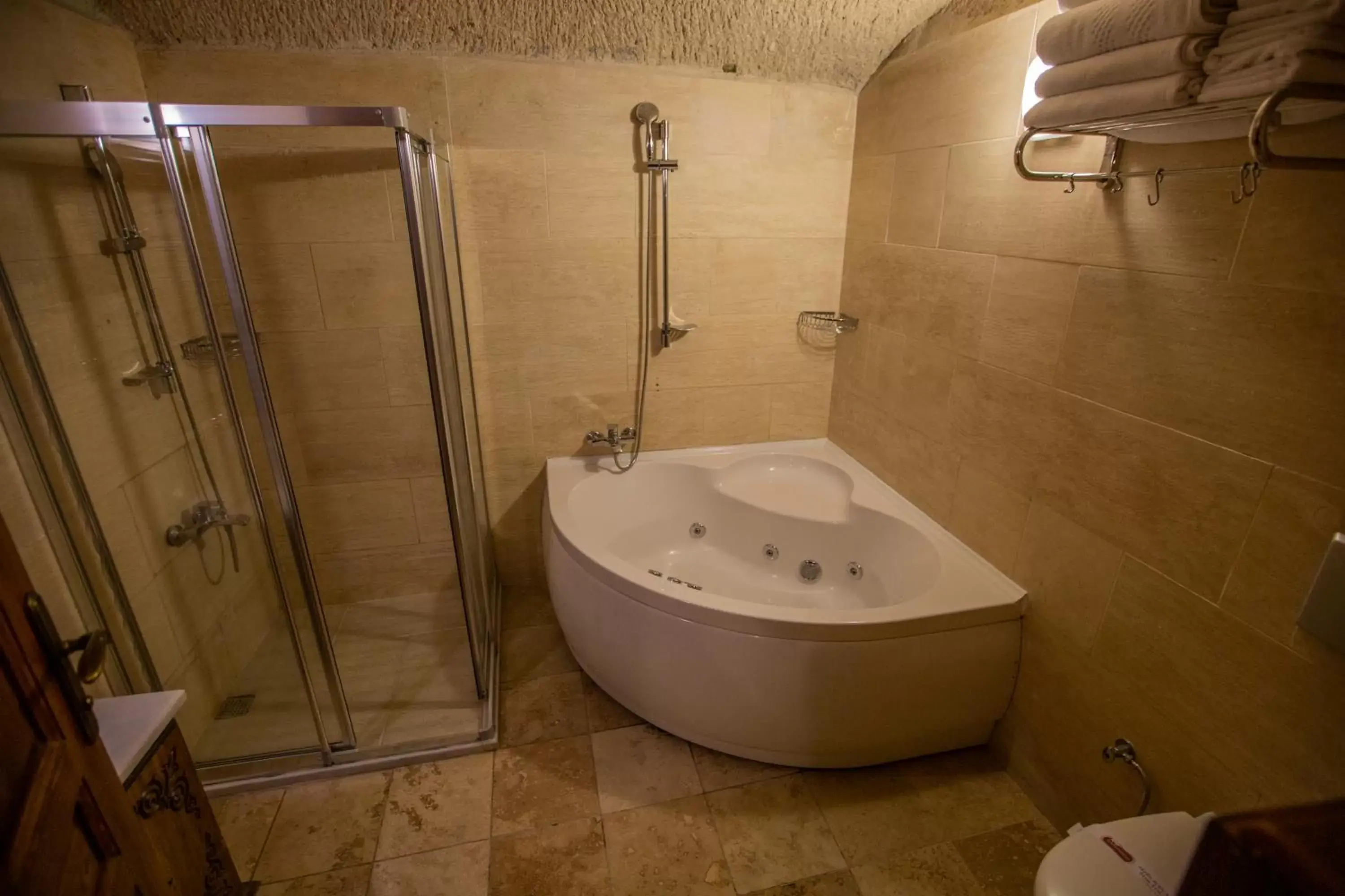 Bathroom in Stone House Cave Hotel