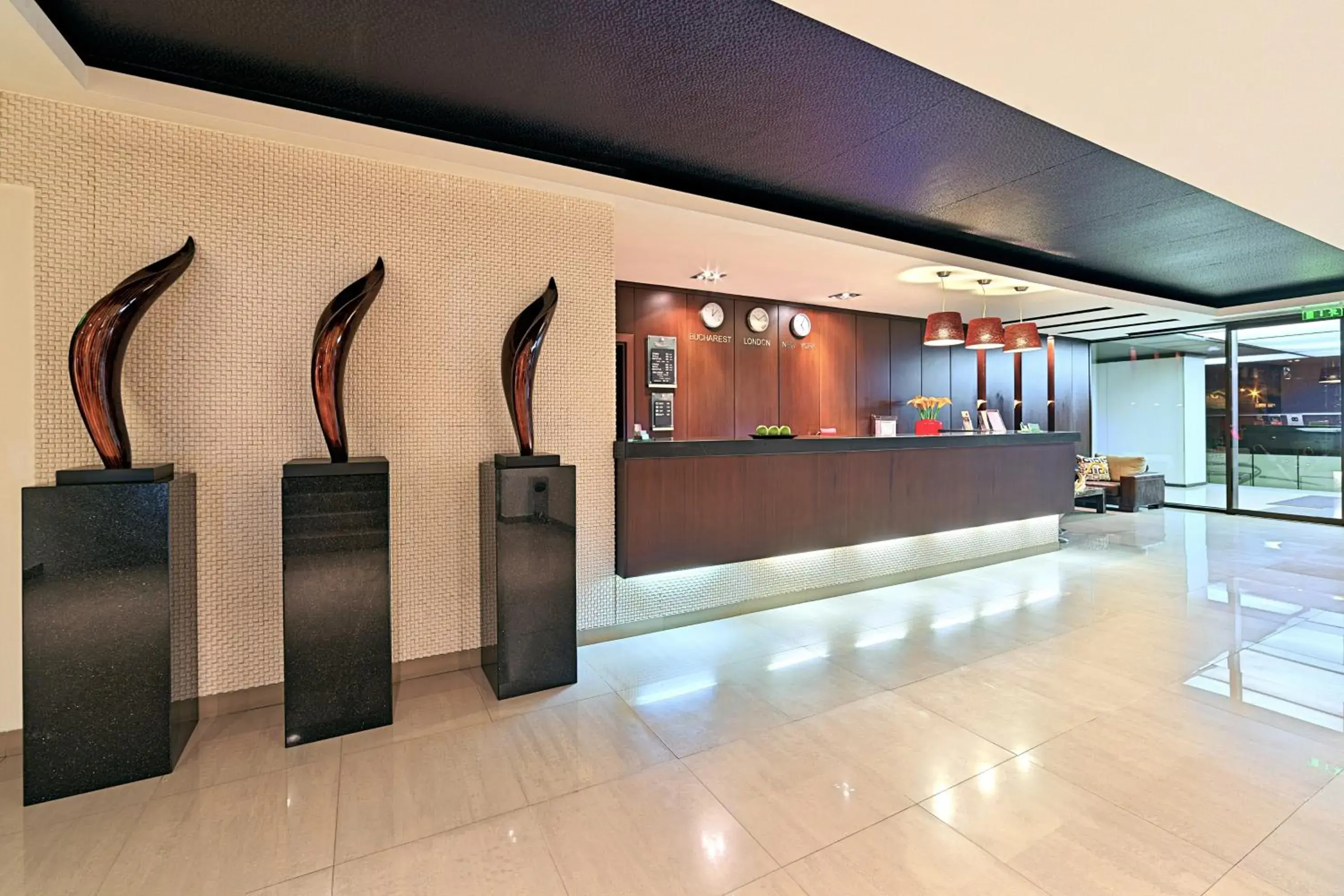Lobby or reception in Hotel Cubix Lobby or reception in Hotel Cubix