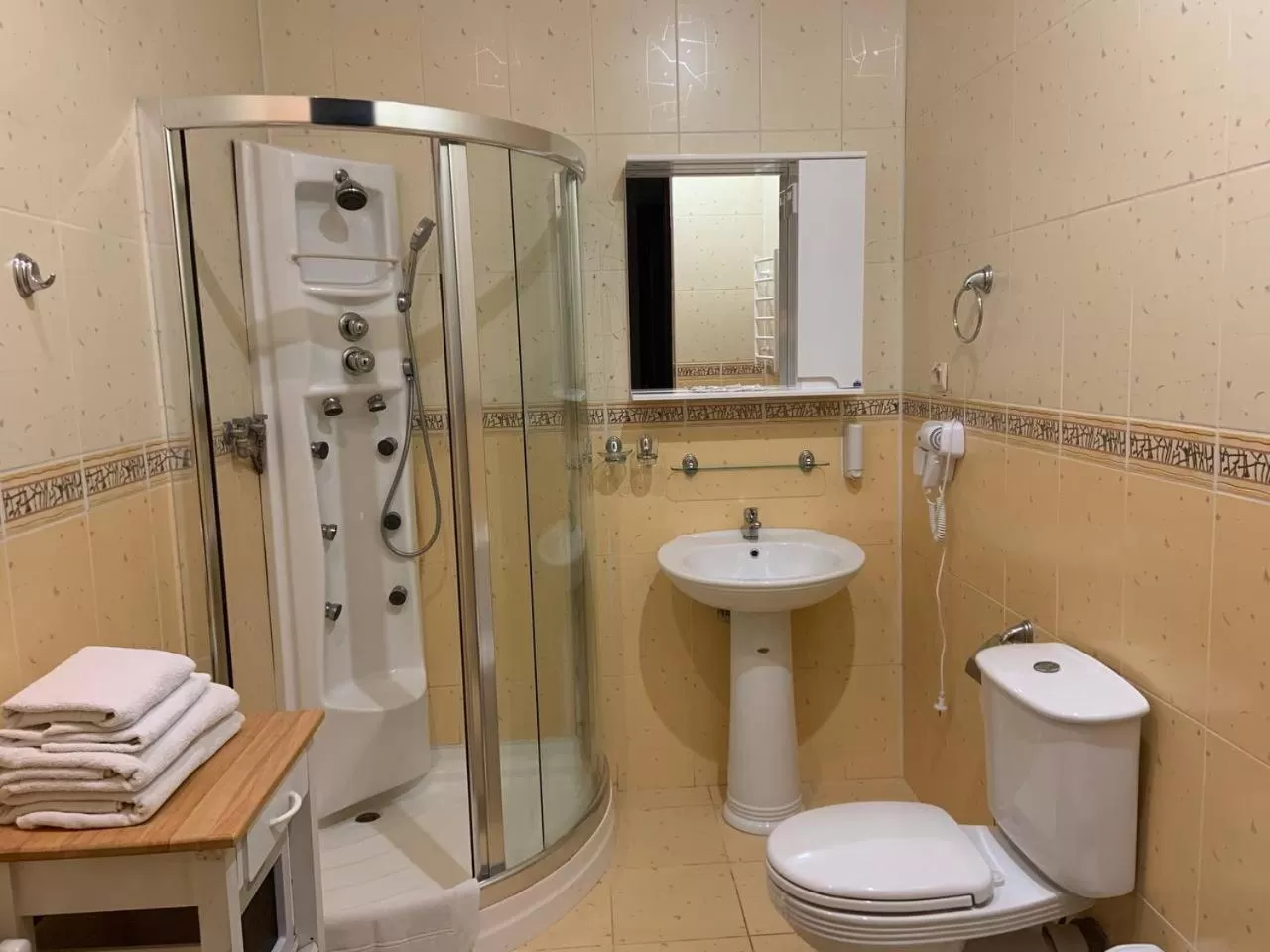 Shower in Hetman Hotel