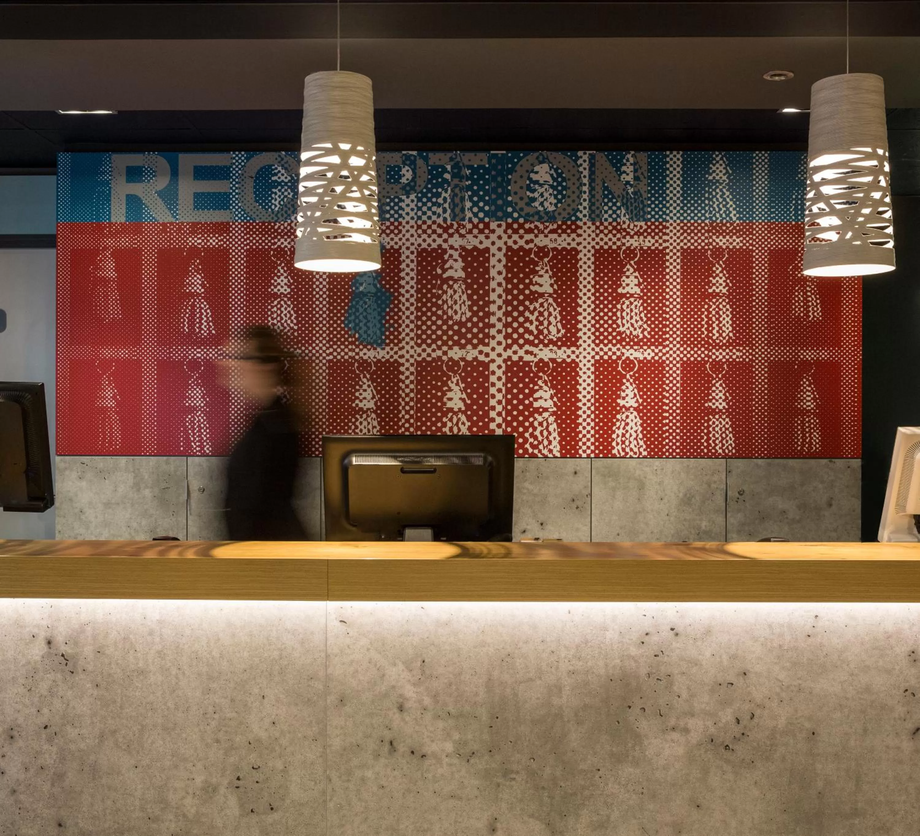 Lobby or reception in ibis budget Glasgow