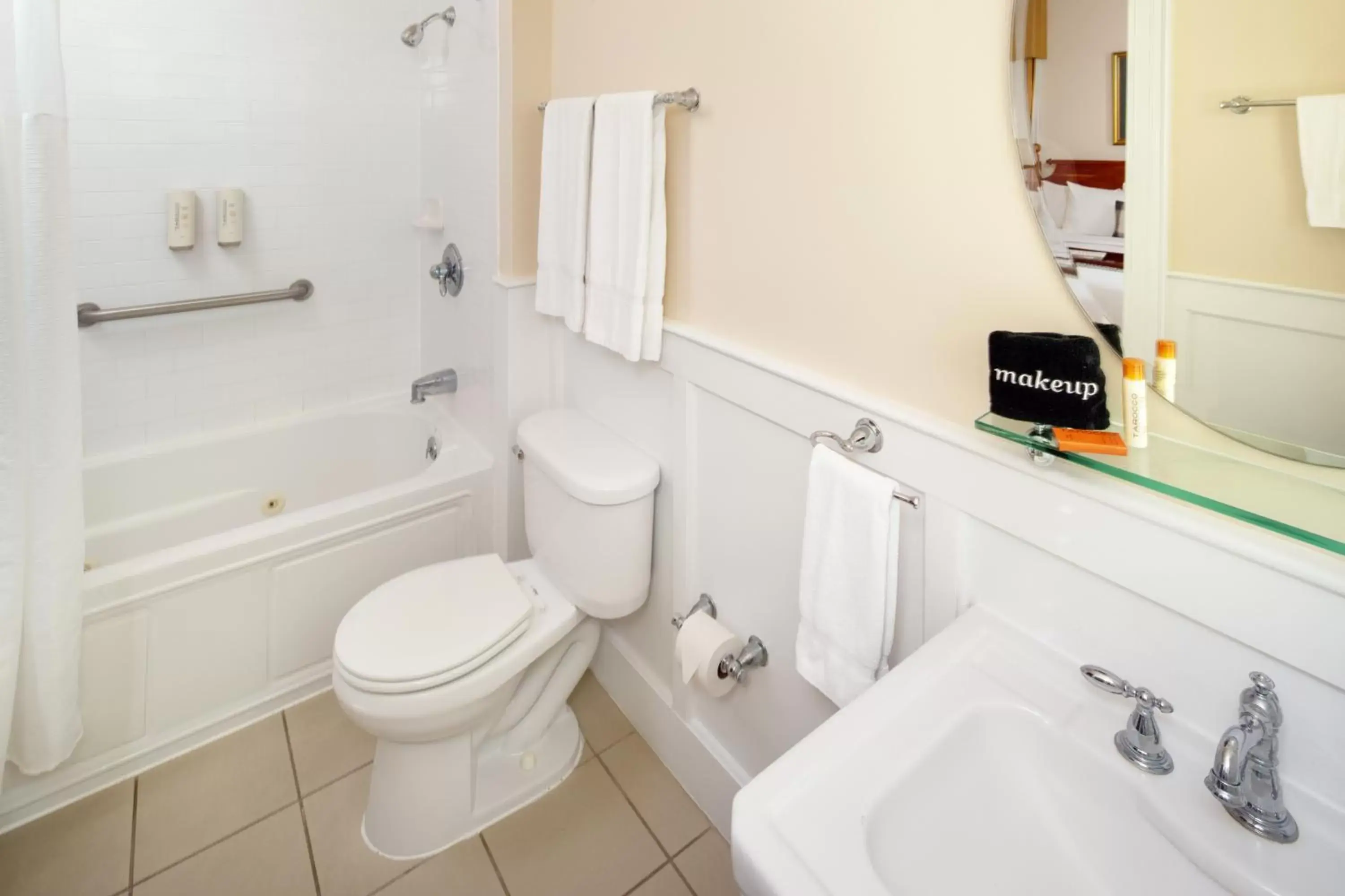 Shower, Bathroom in Historic Boone Tavern