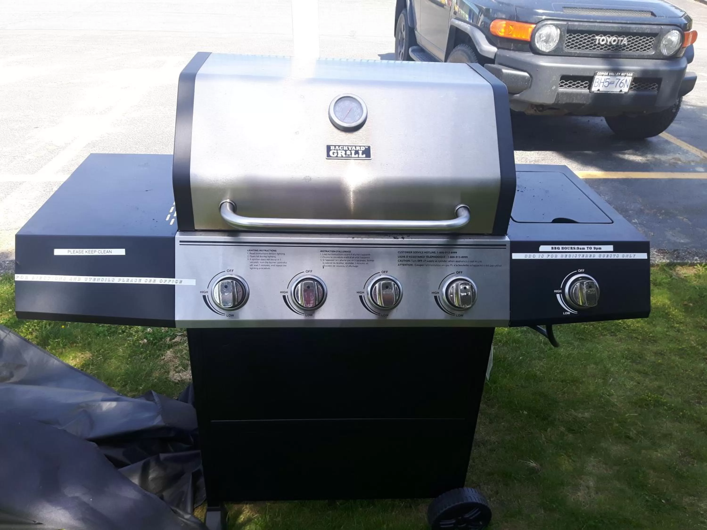 BBQ facilities in Fuller Lake Chemainus Motel