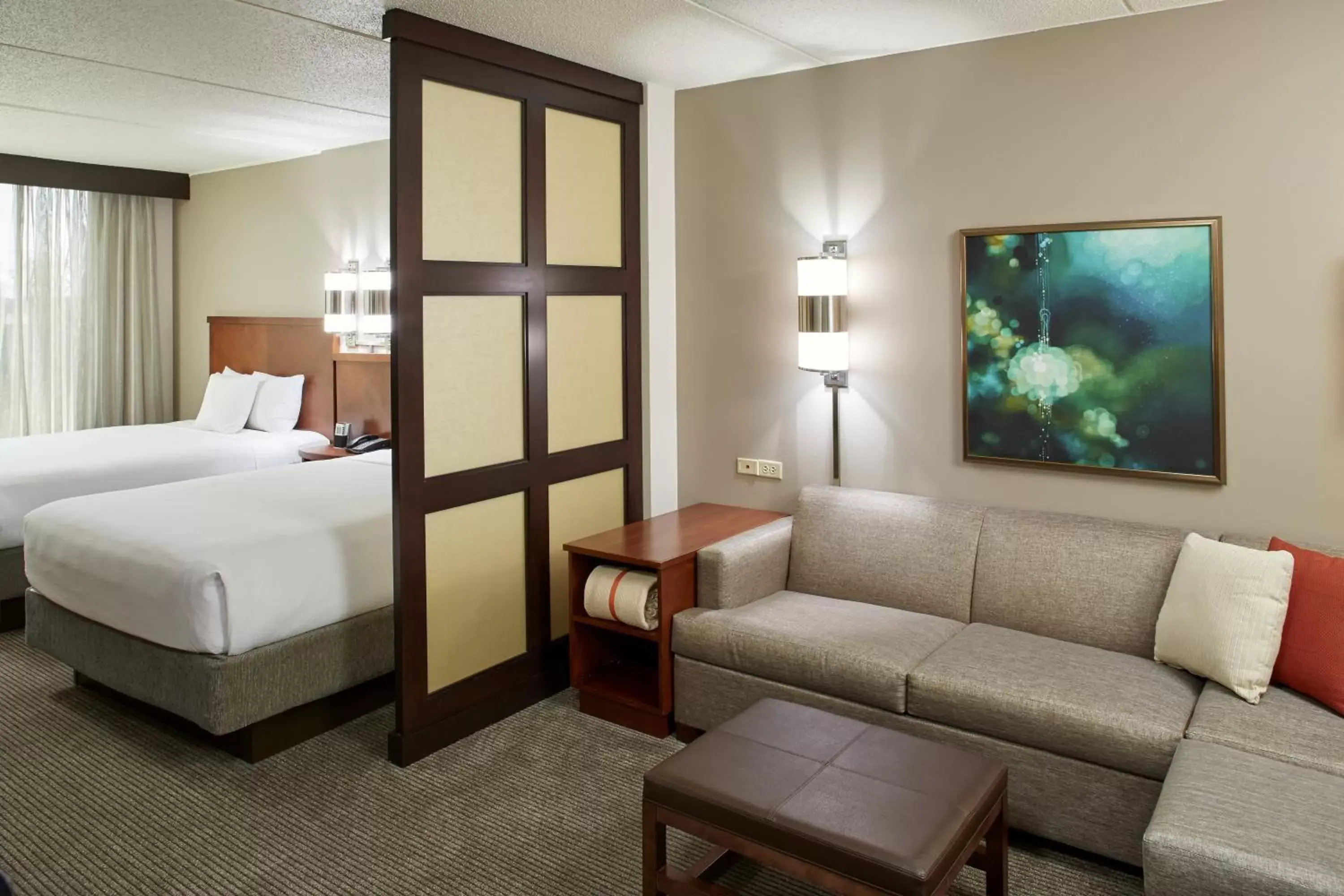 Double Room with Two Double Beds and Sofa Bed in Hyatt Place Sacramento Rancho Cordova