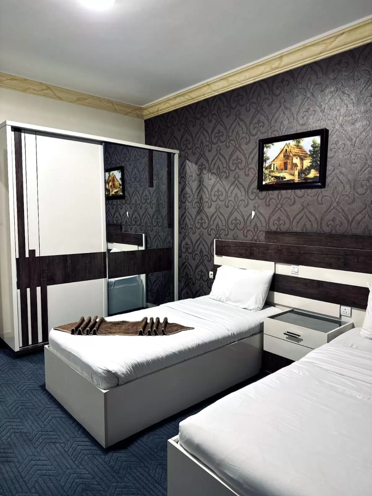 Bed in Balcony Hotel