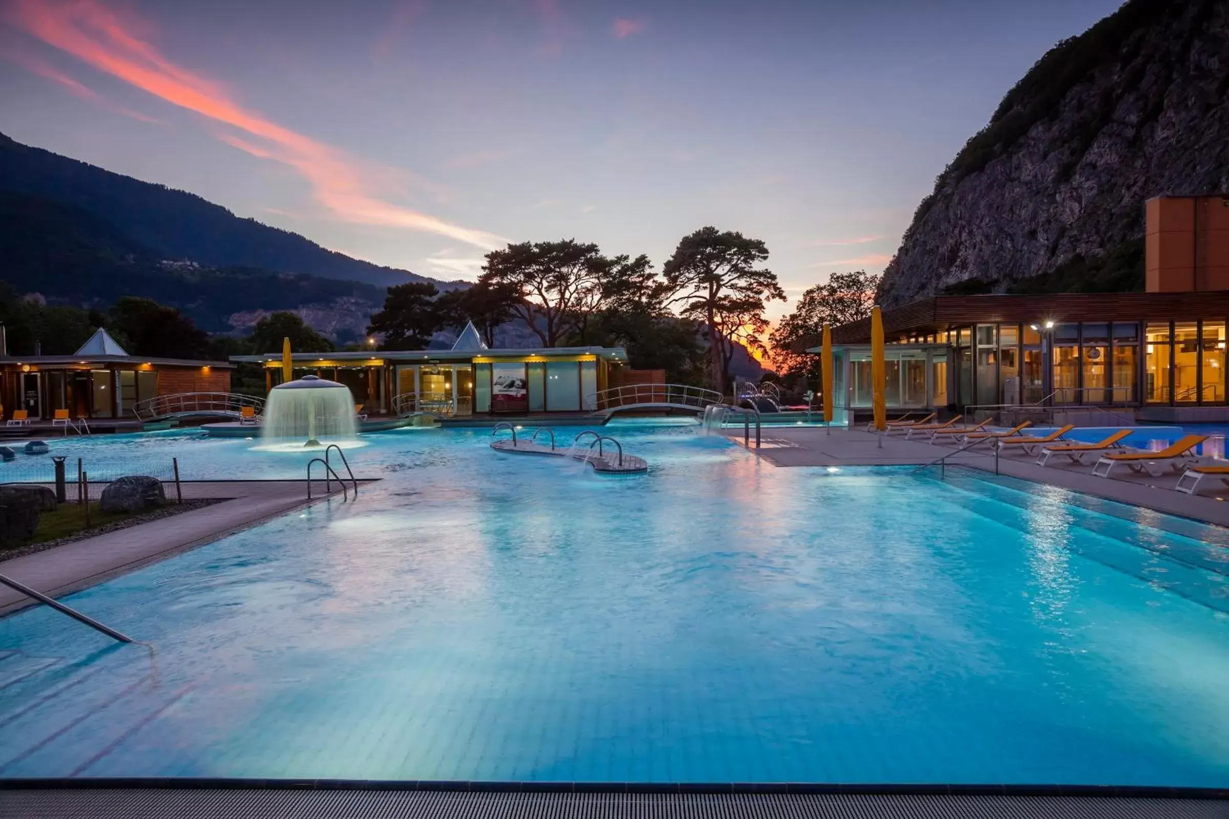 Pool view, Swimming Pool in Grand Hotel des Bains