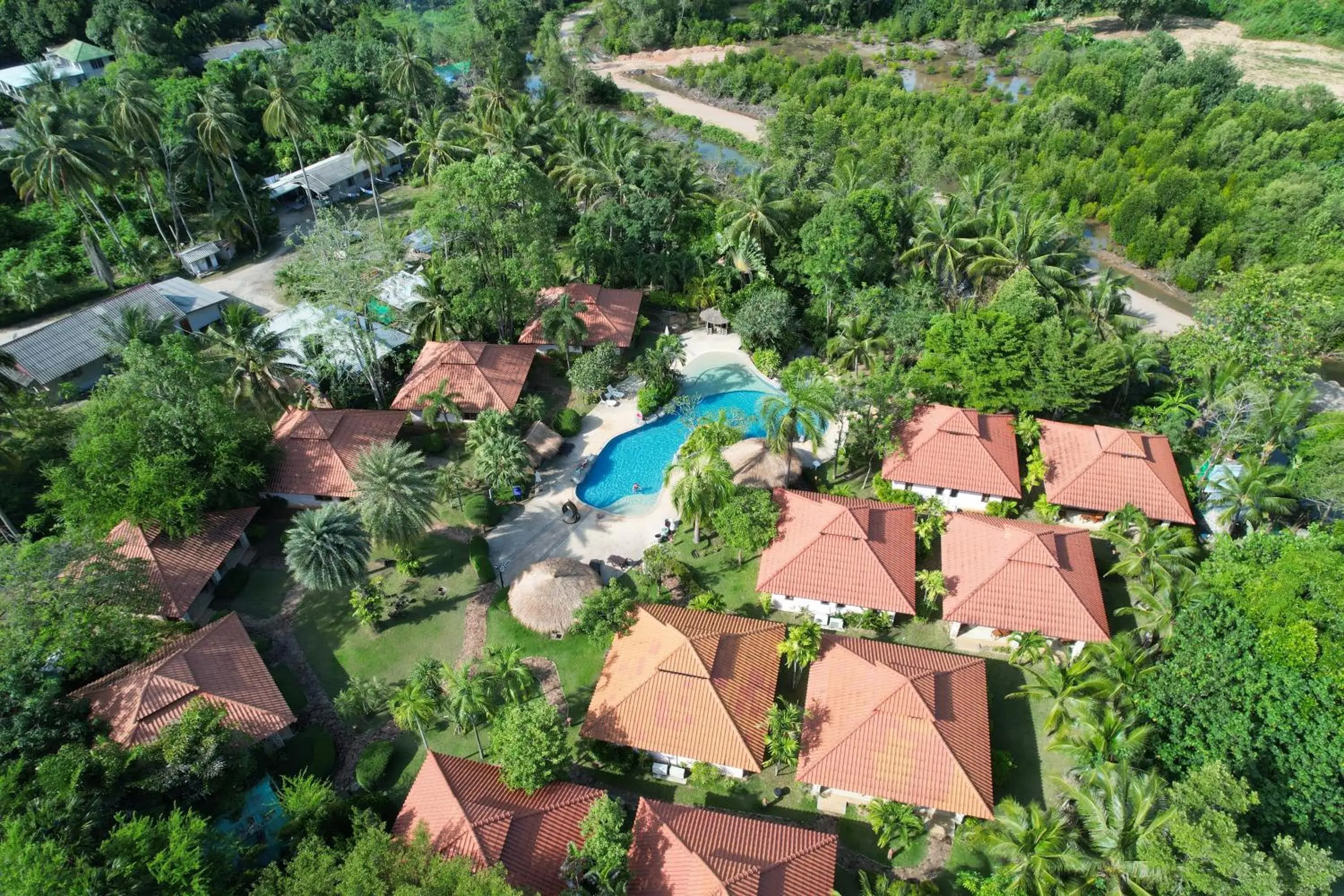 Property building, Bird's-eye View in Krabi Sands Resort