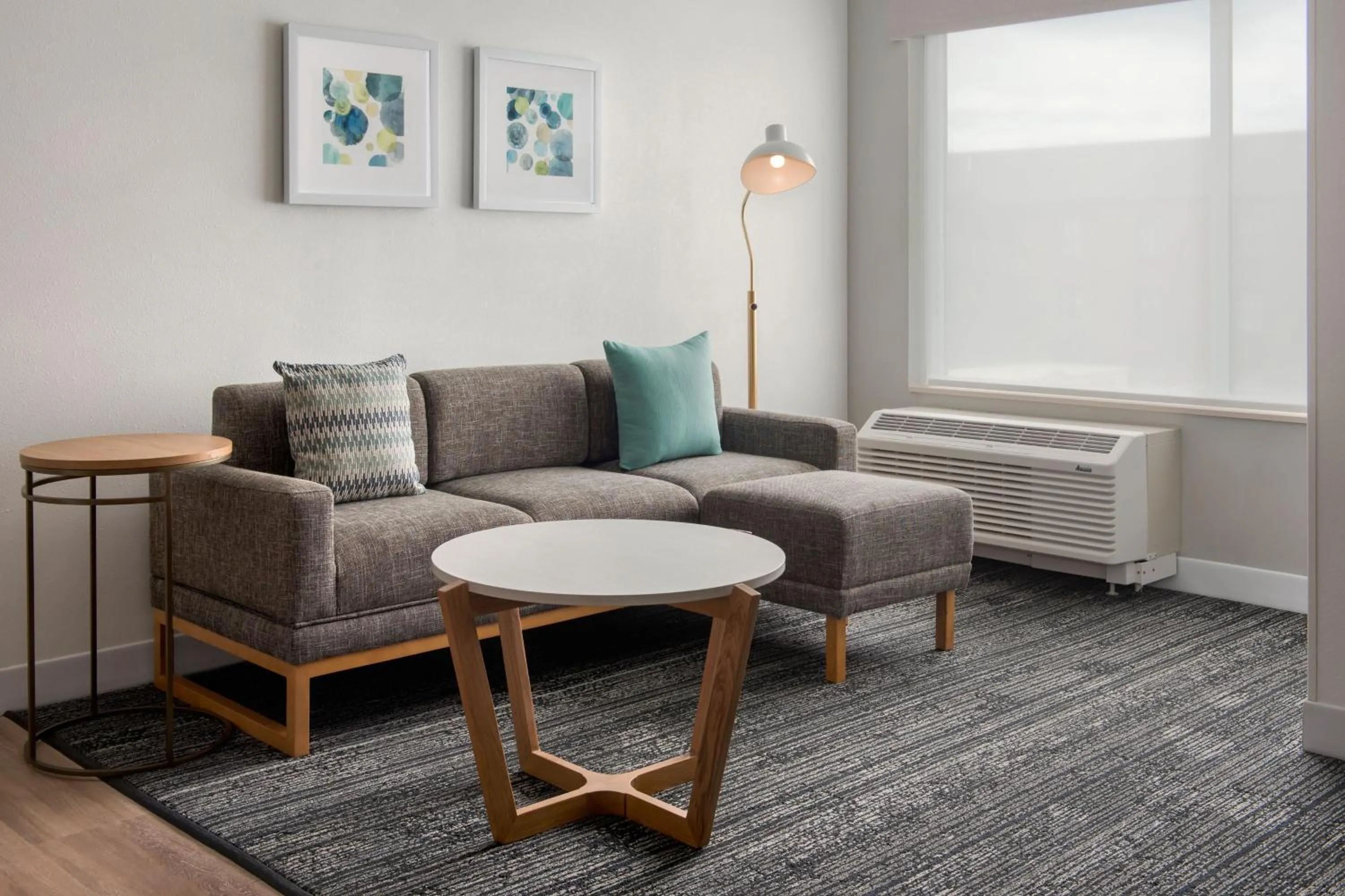 Living room in TownePlace Suites Portland Airport ME