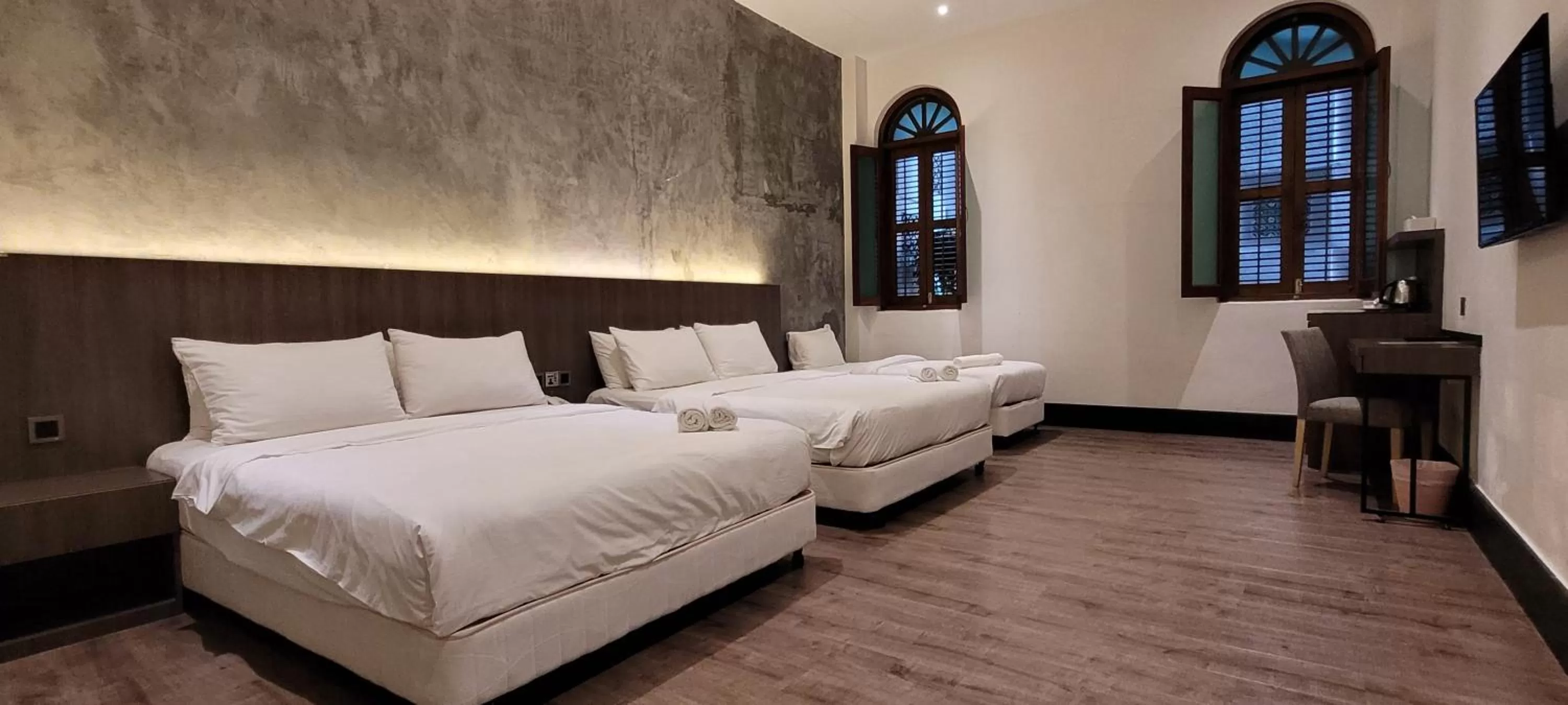 Bed in The NINES HOTEL Malacca