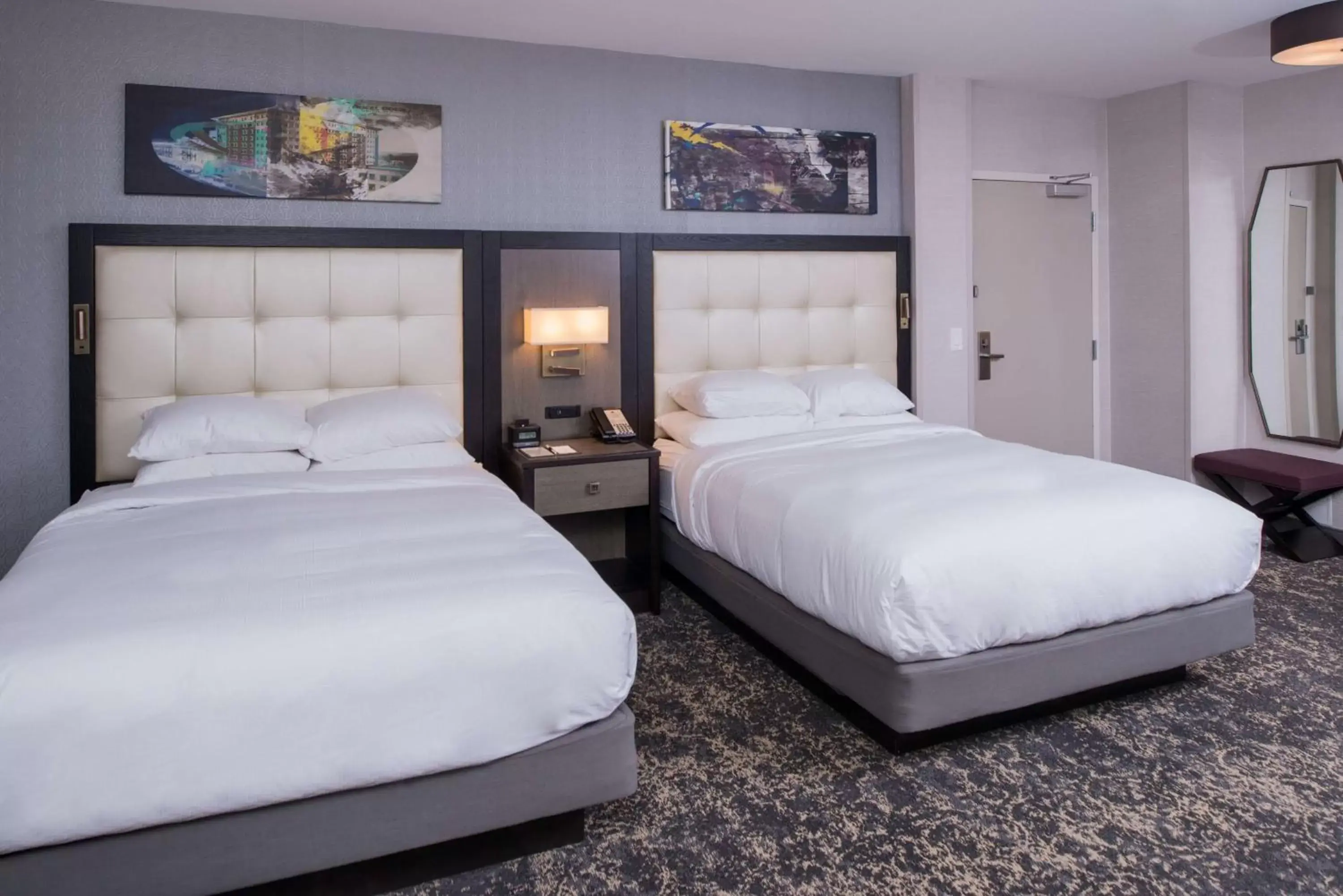 Bed in DoubleTree by Hilton Utica