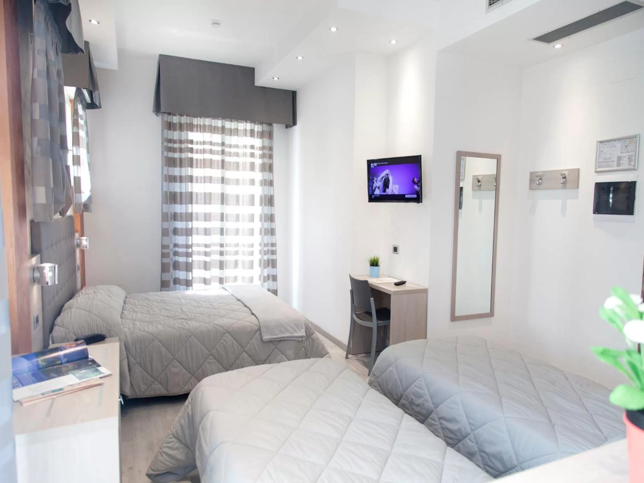 Bed in Hotel Gabbiano