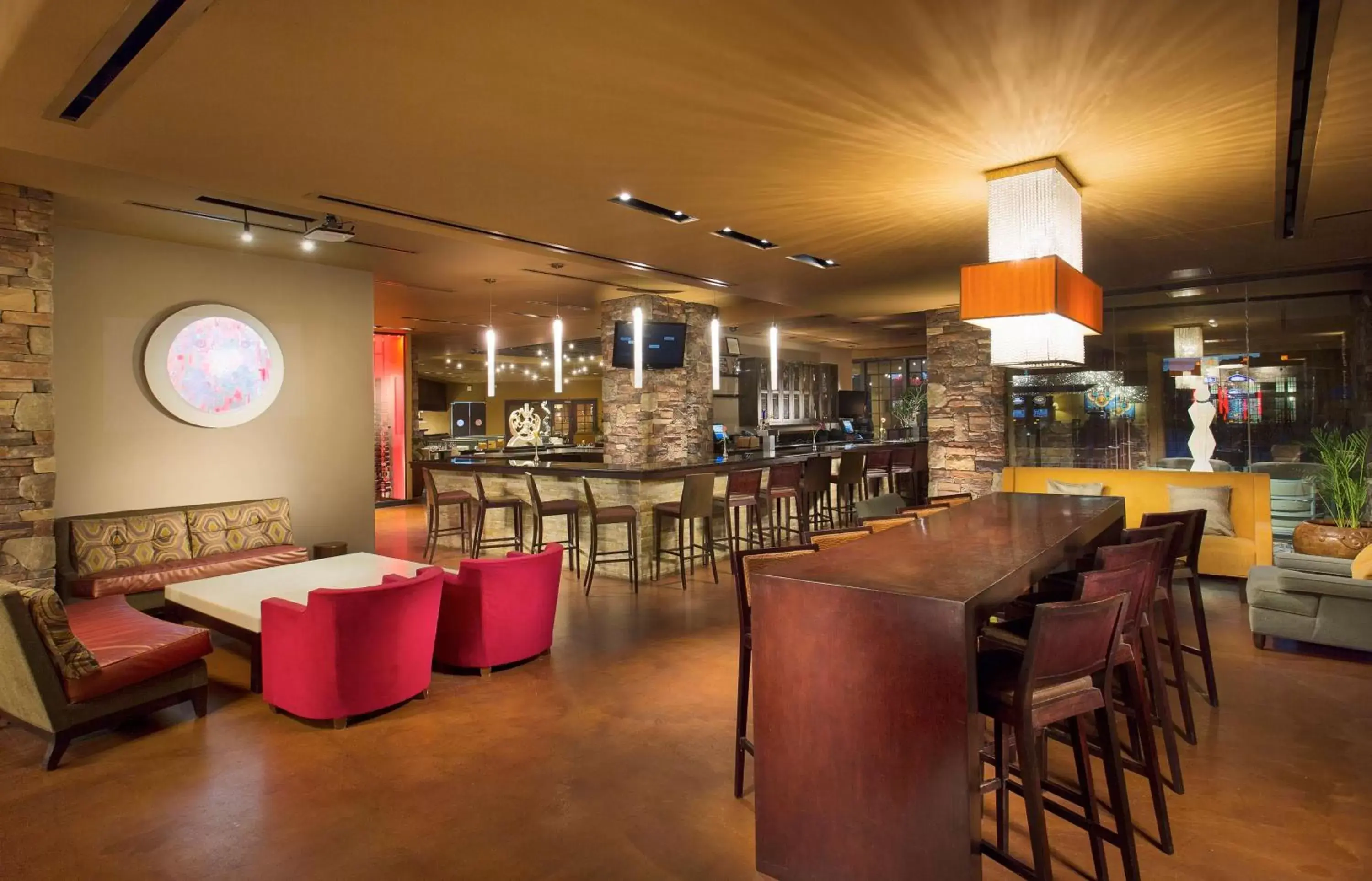 Lounge or bar, Restaurant/Places to Eat in Hilton Santa Fe Buffalo Thunder