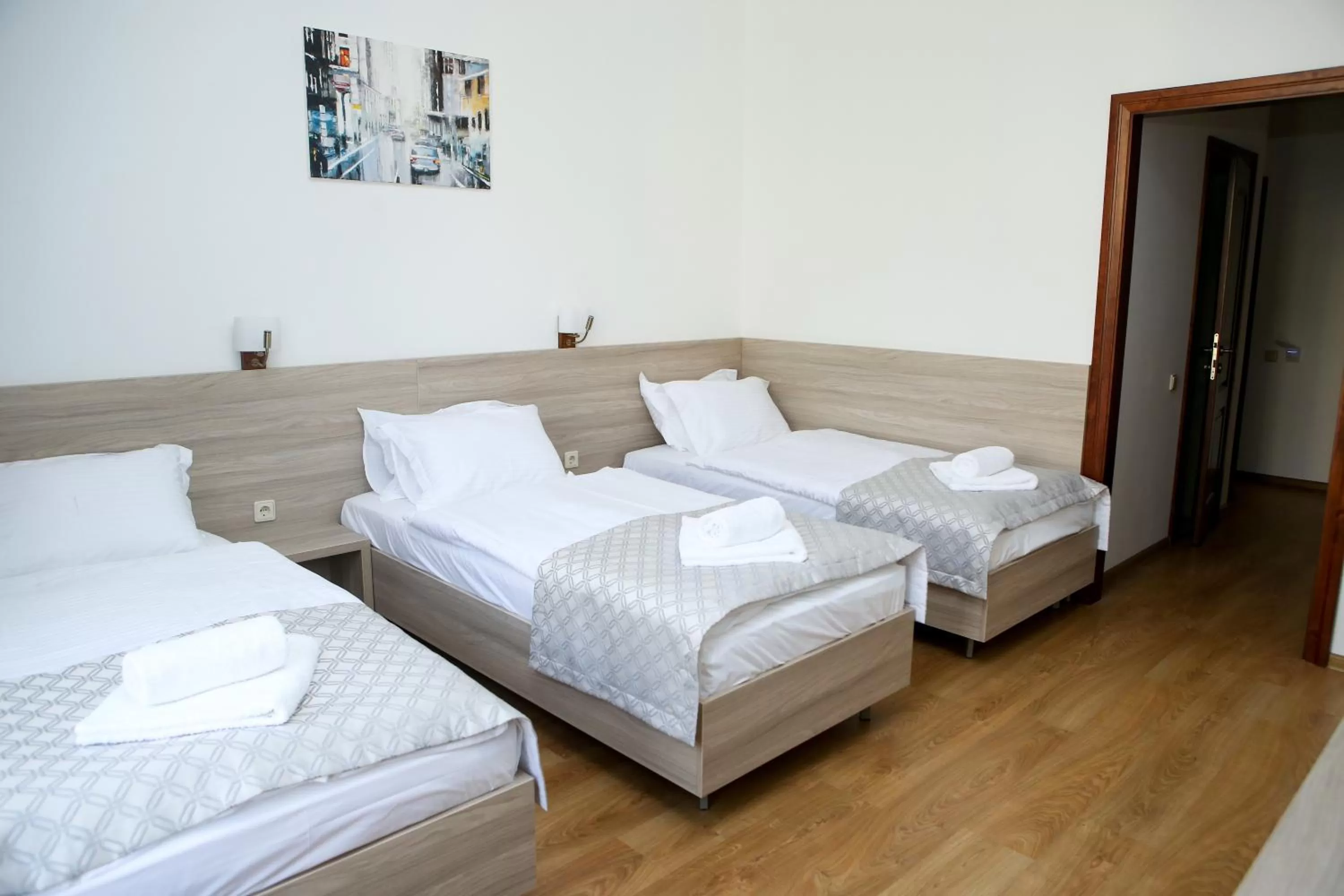 Bed in Hotel Antonio