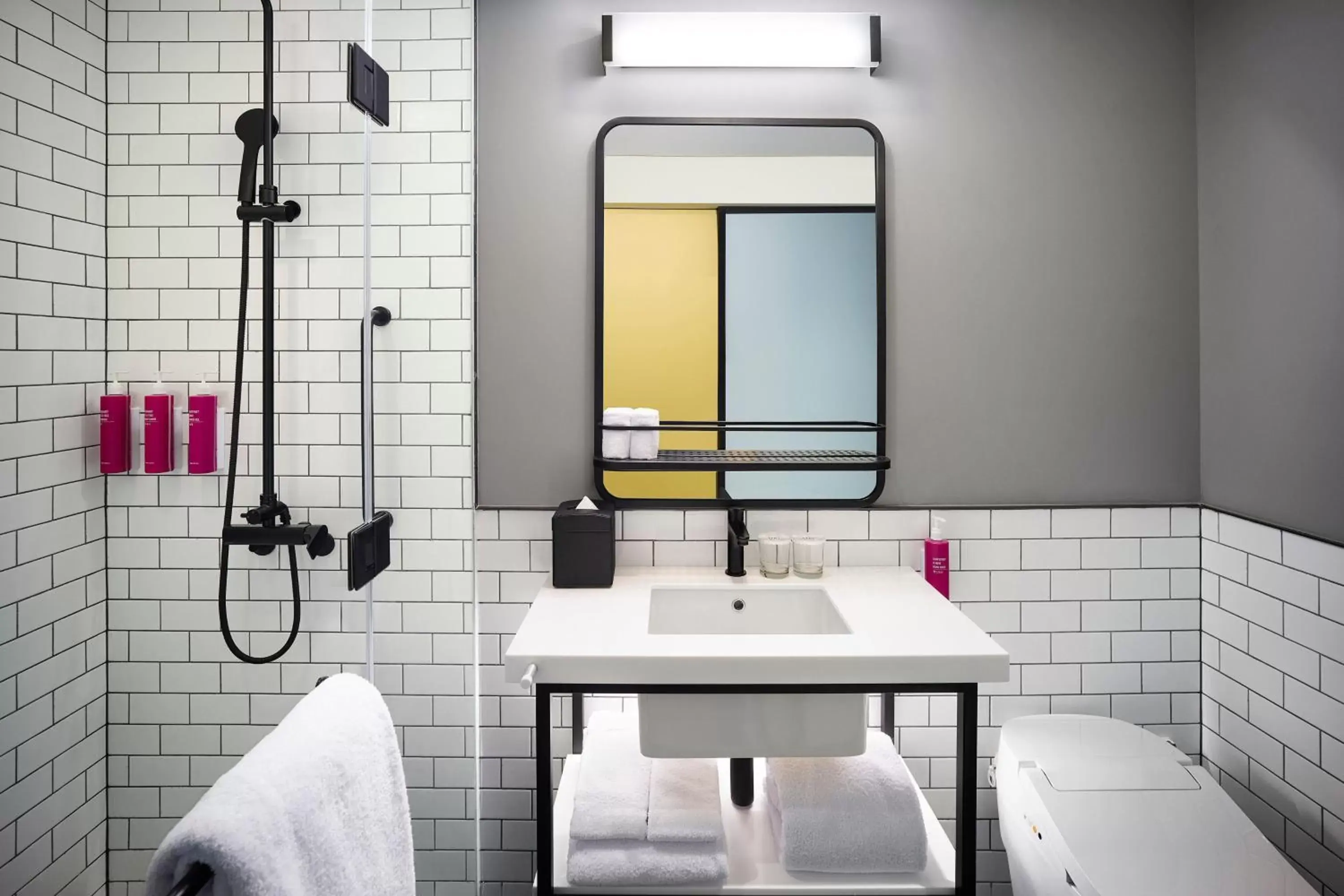 Bathroom in Moxy Seoul Myeongdong