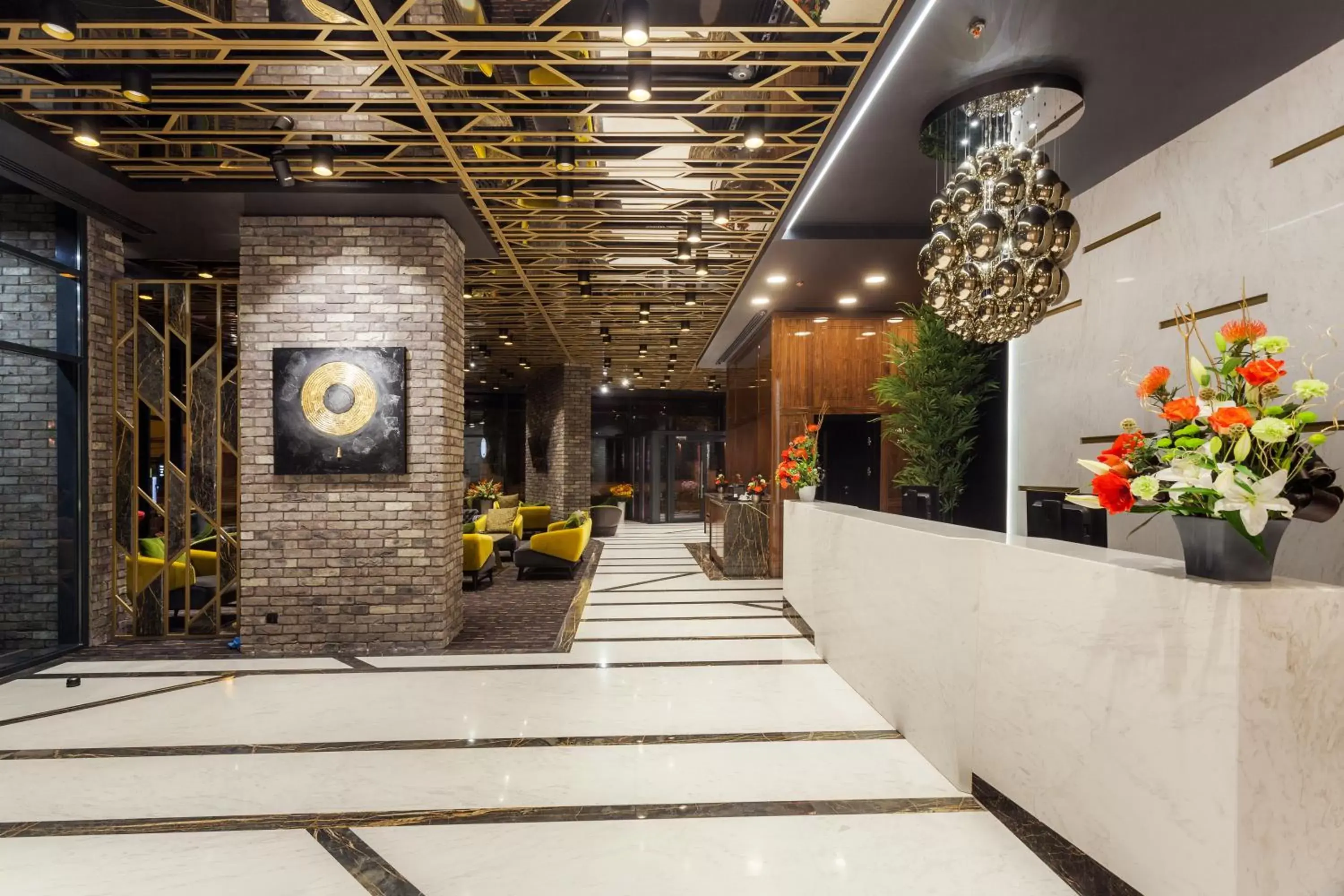 Lobby or reception in Hotel Platinia