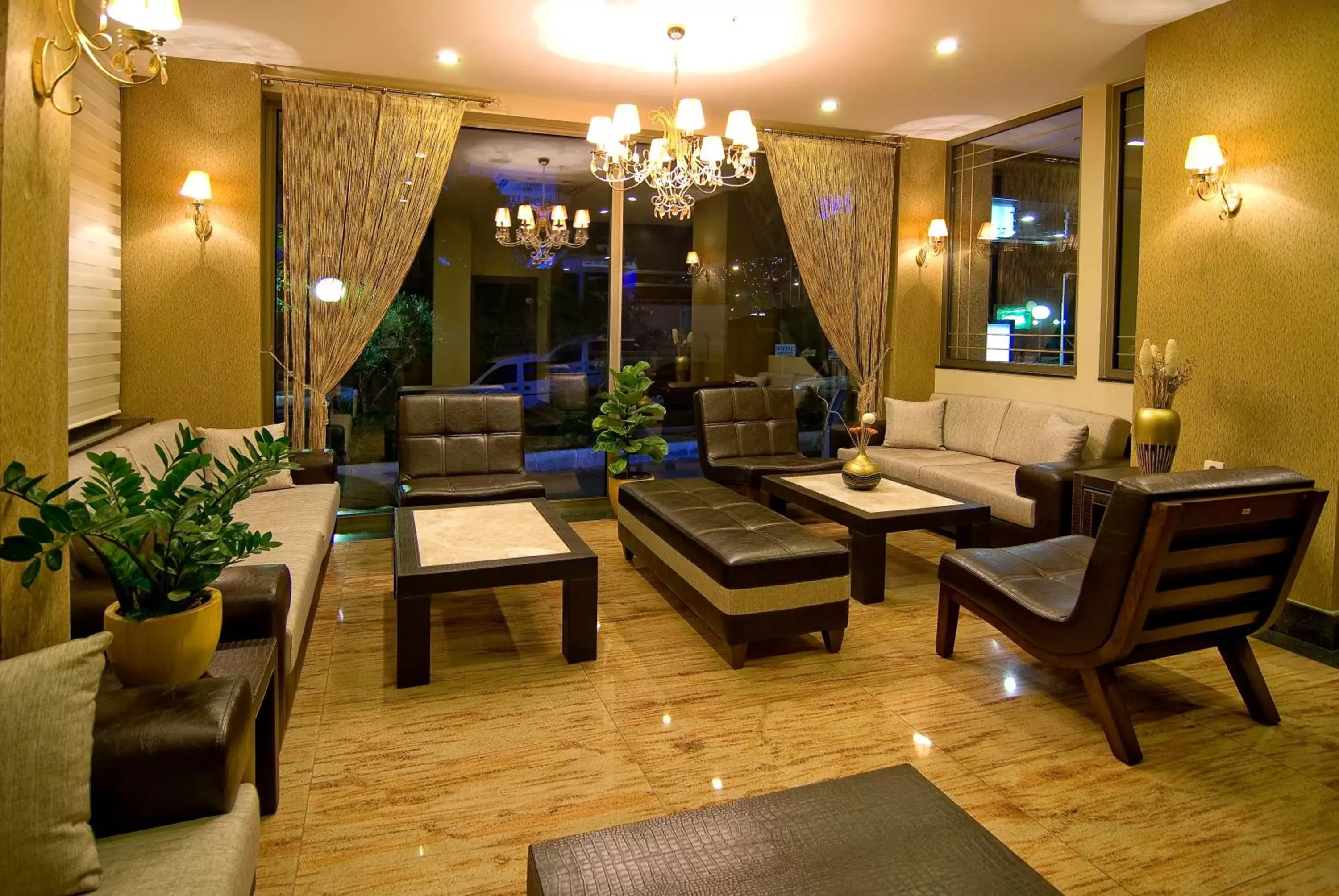 Lobby or reception, Lounge/Bar in Hotel Ilayda