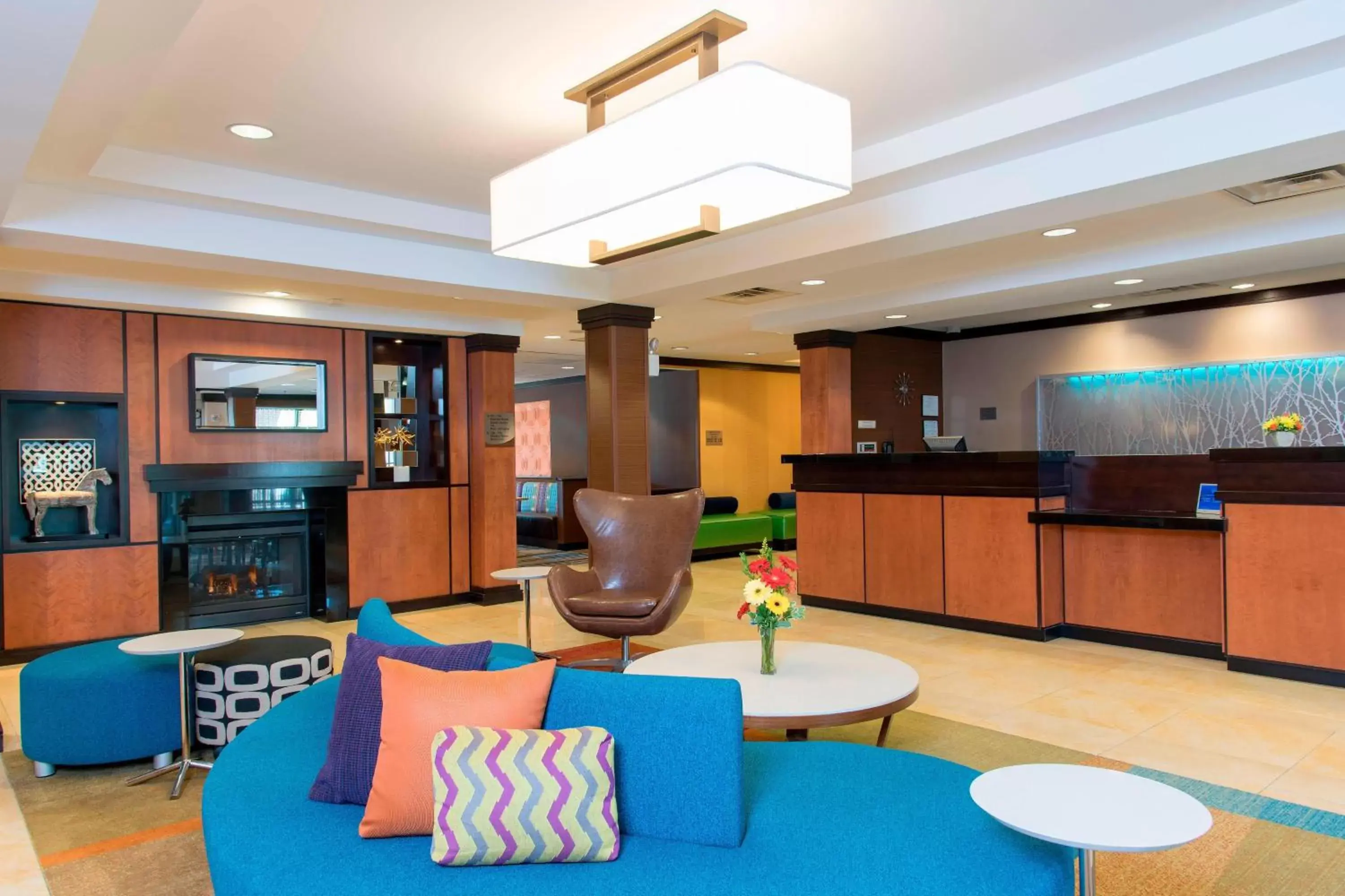 Lobby or reception, Lobby/Reception in Fairfield Inn & Suites by Marriott Omaha Downtown