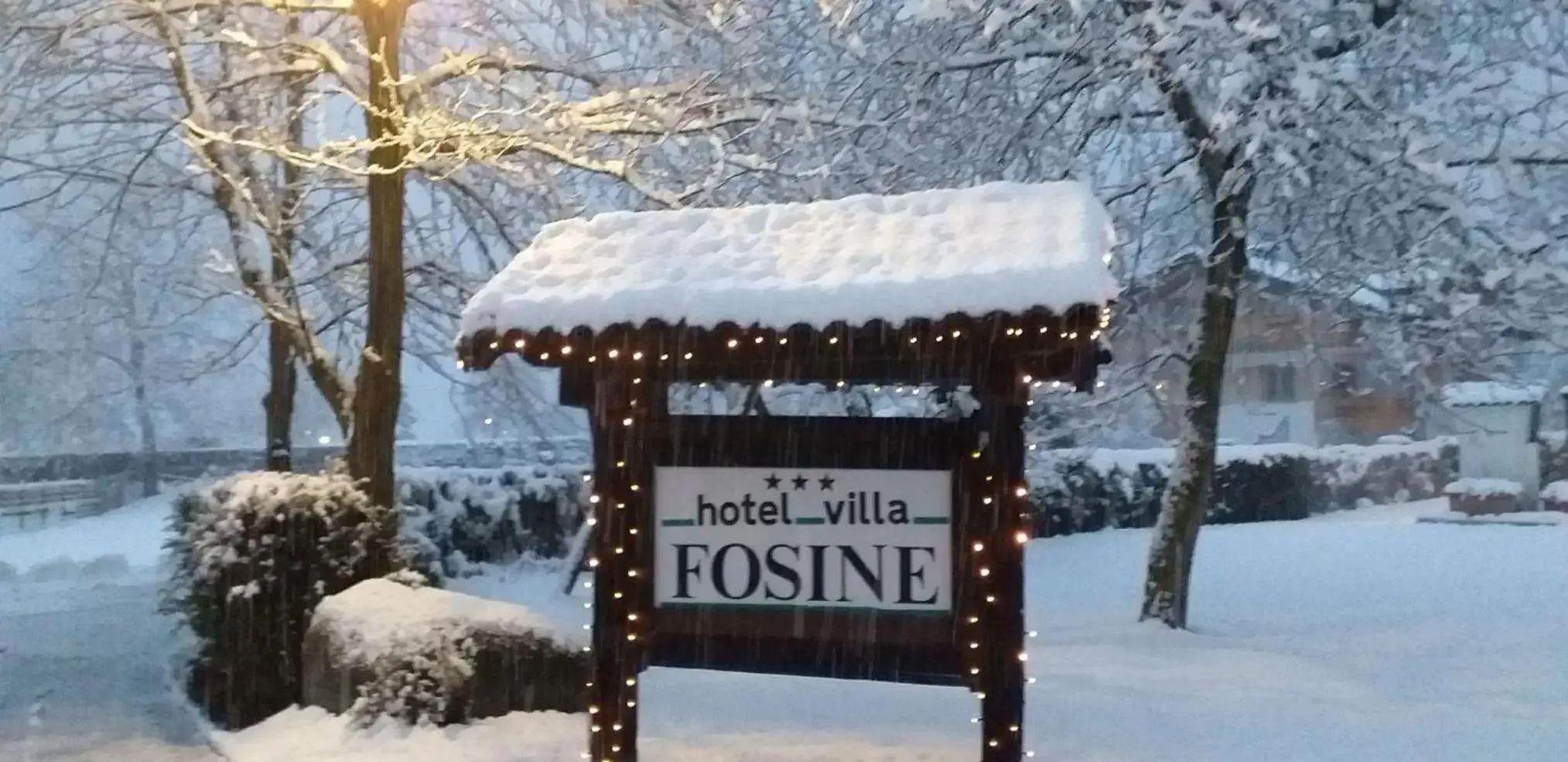 Winter in Hotel Villa Fosine