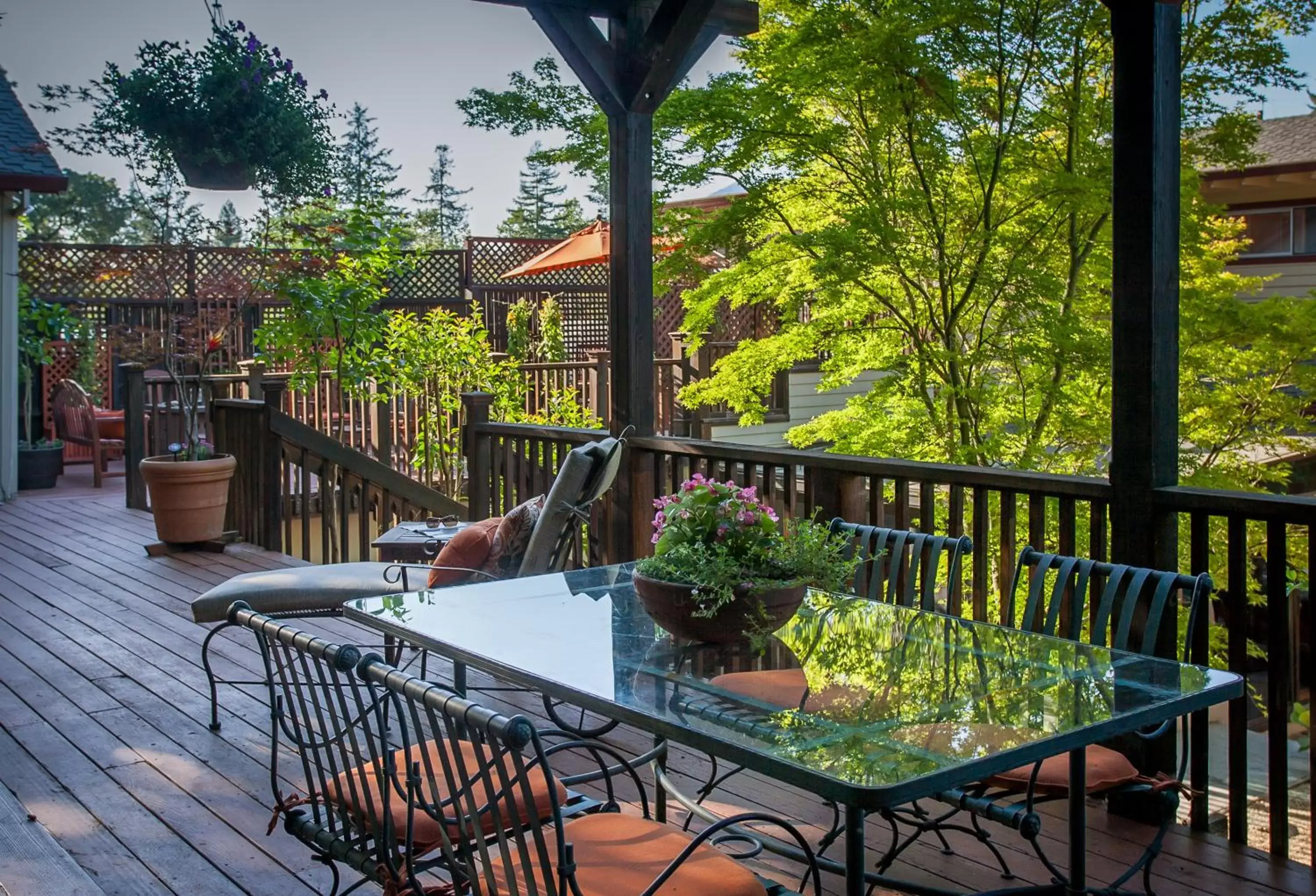 Balcony/Terrace in Calistoga Wine Way Inn